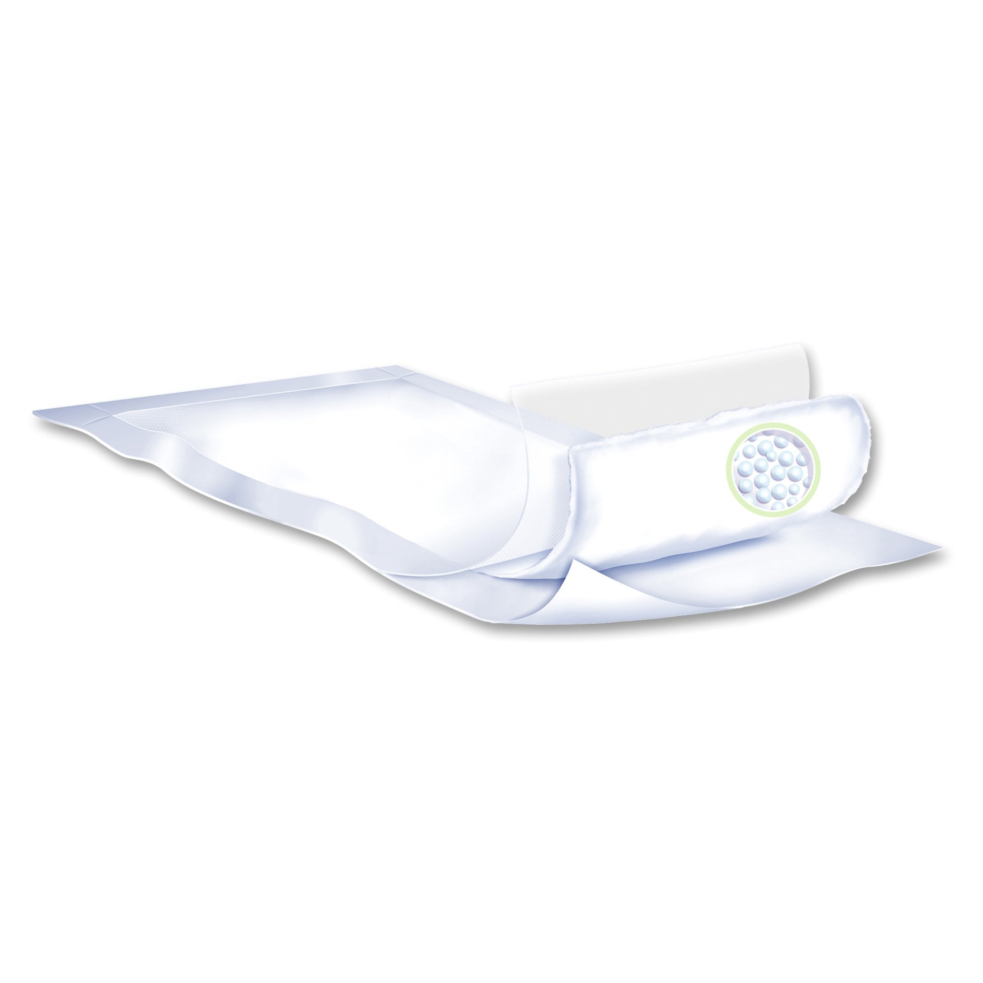 Disposable Underpad Seni® Soft Classic Dry 23 X 35 Inch Cellulose Pulp Light Absorbency - image 6