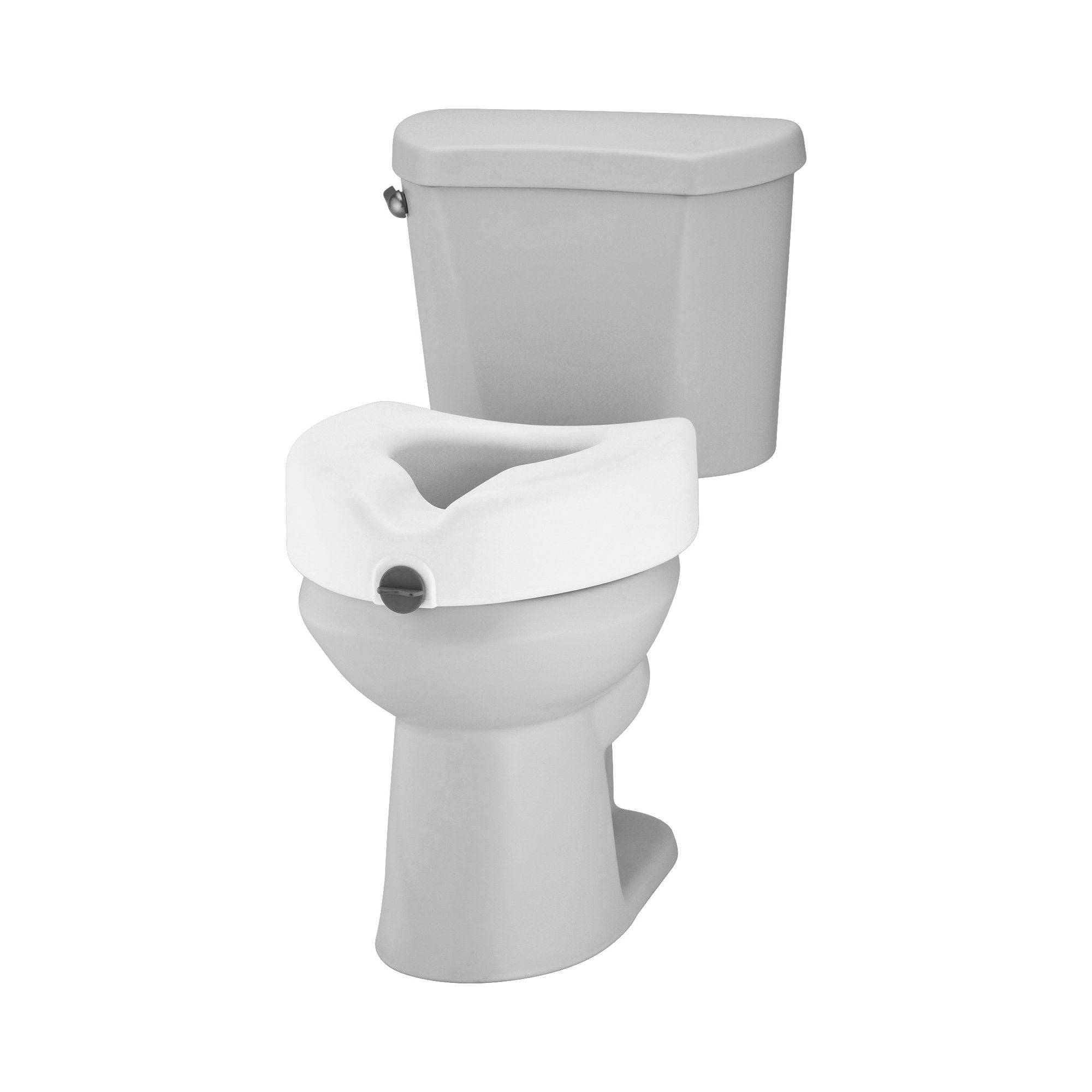 Raised Toilet Seat Nova 5 Inch Height Elongated 300 lbs. Weight Capacity