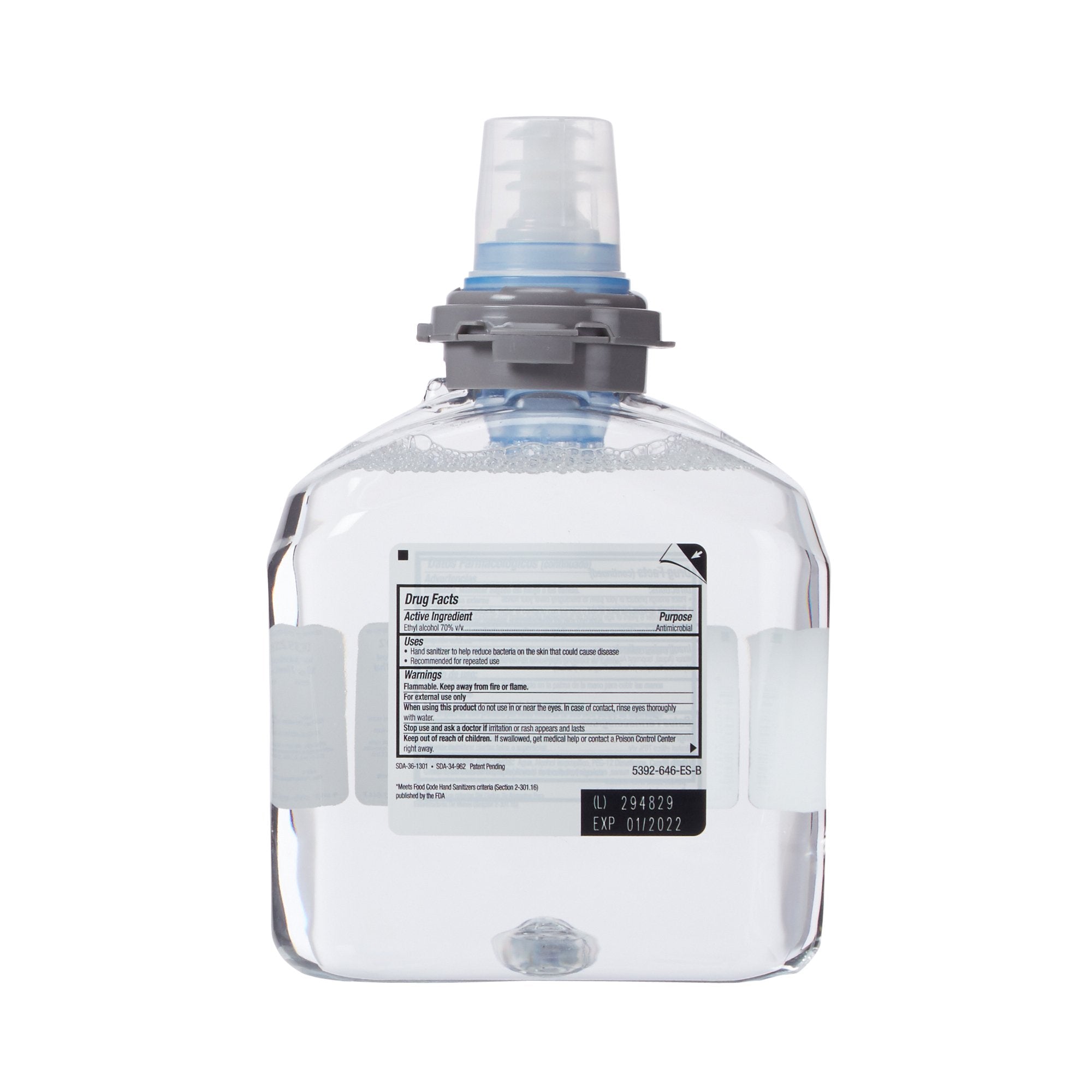 Hand Sanitizer Purell® Advanced 1,200 mL Ethyl Alcohol Foaming Dispenser Refill Bottle - image 3