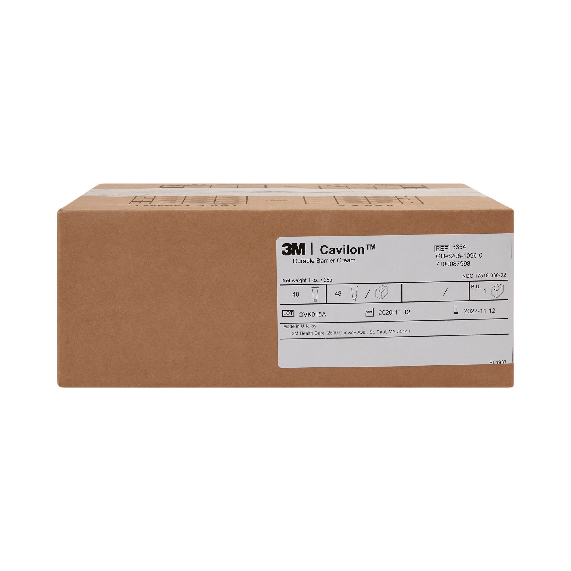 Skin Protectant 3M™ Cavilon™ 1 oz. Tube Unscented Cream CHG Compatible - image 6