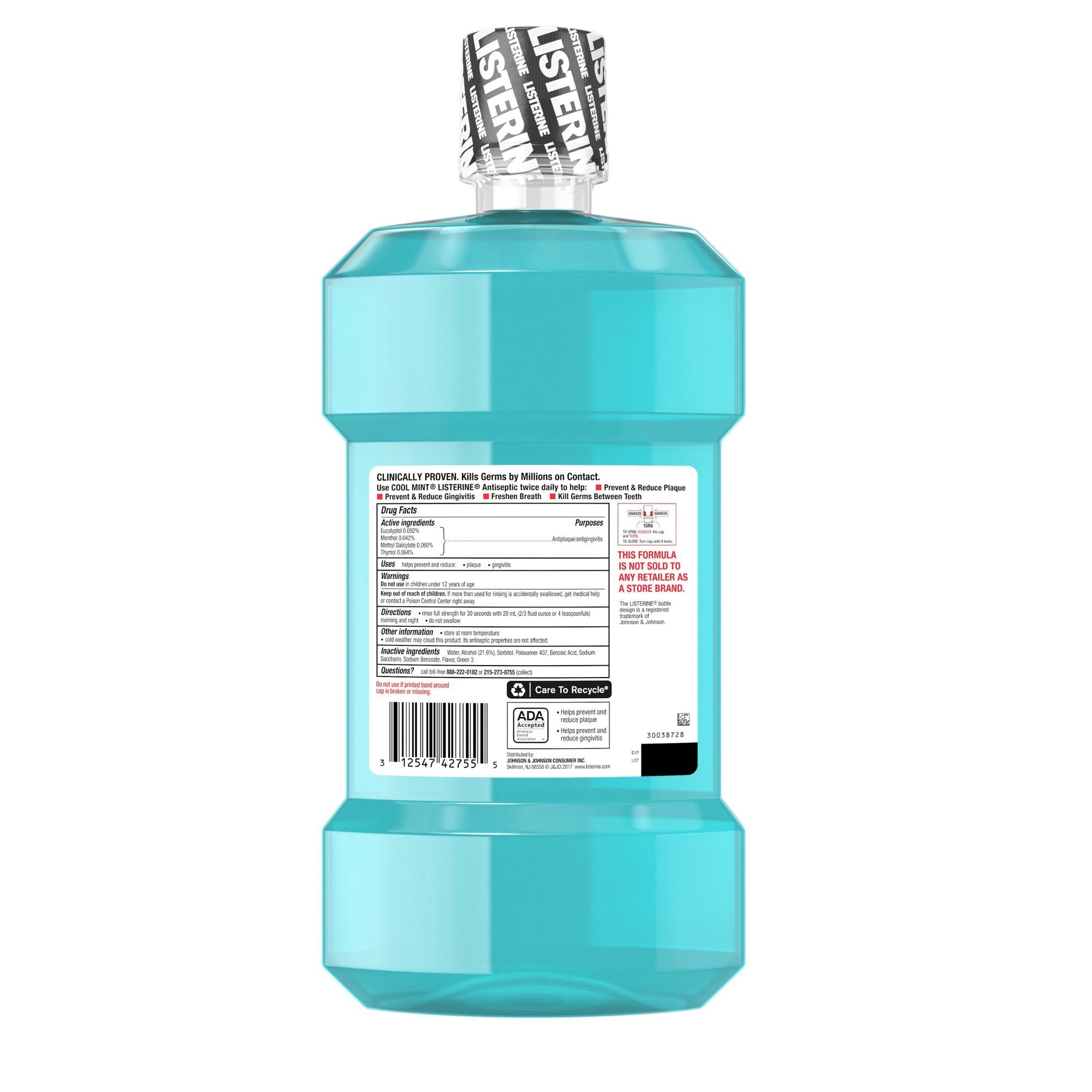 Mouthwash Listerine® 1.5 Liter Cool Mint Flavor - image 5
