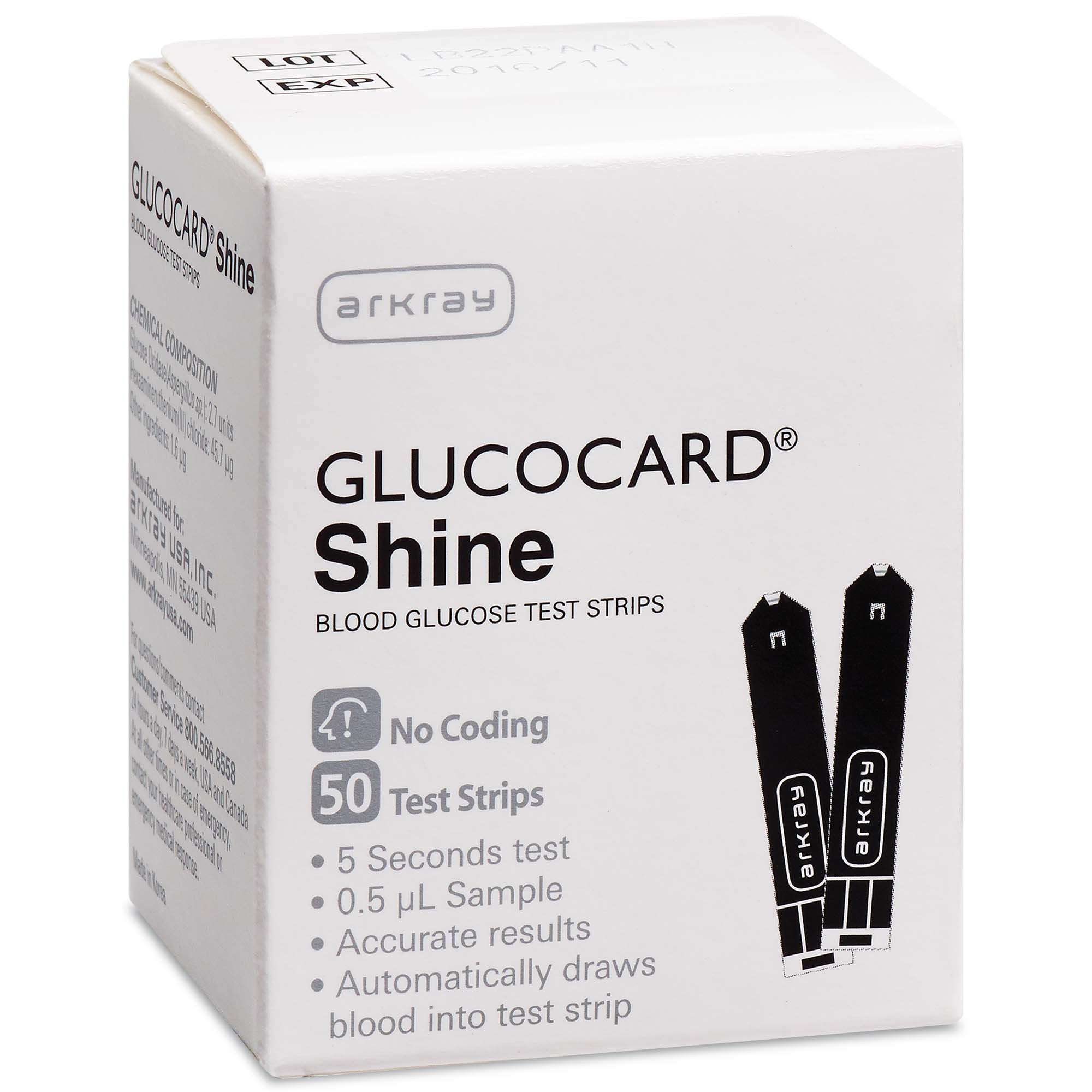 Blood Glucose Test Strips Glucocard® Shine 50 Strips per Pack For Glucocard Blood Glucose Monitoring Meter - image 4