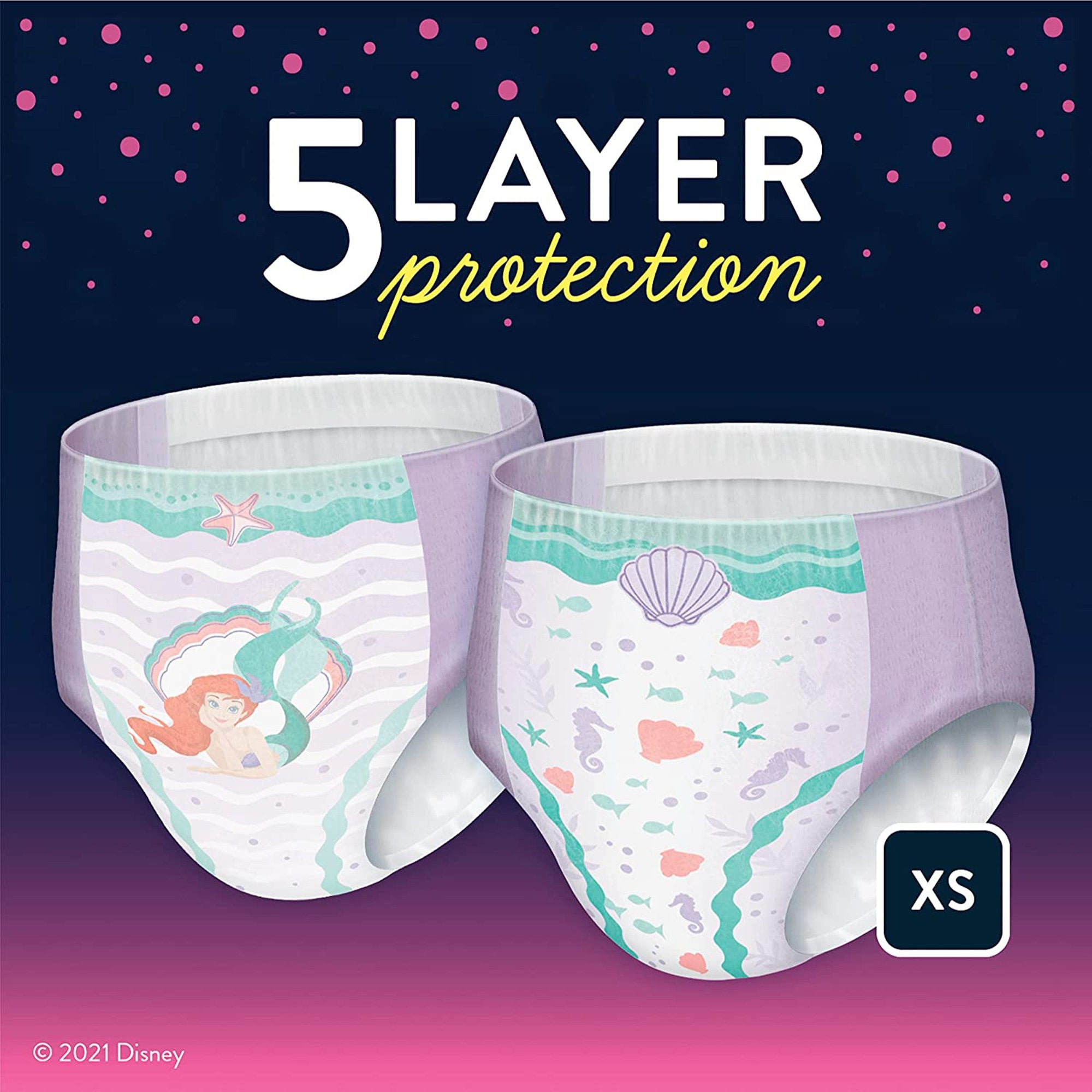 Female Youth Absorbent Underwear GoodNites® Pull On with Tear Away Seams X-Small Disposable Heavy Absorbency - image 4