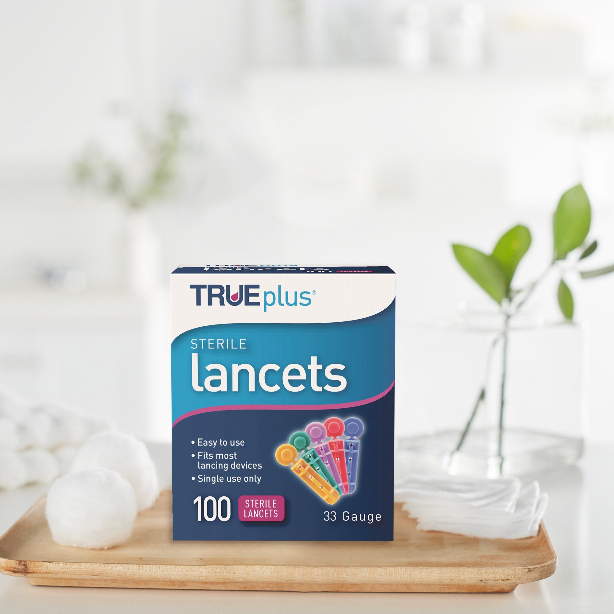 Lancet for Lancing Device TRUEplus™ 33 Gauge Non-Safety Twist Off Cap Finger - image 6