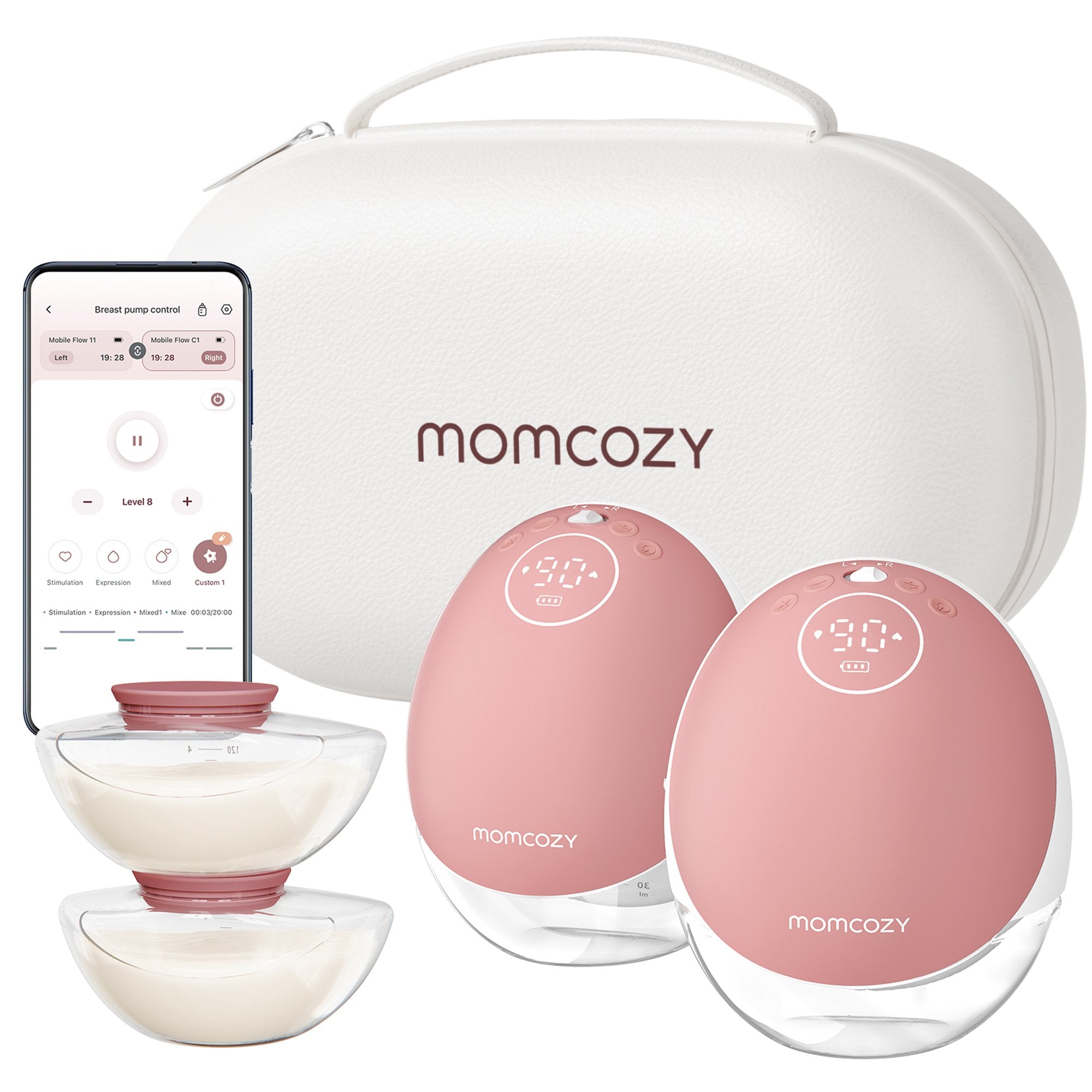 Hands Free Double Electric Breast Pump Momcozy Mobile Flow™ M9 - image 2