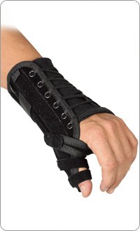 Thumb Brace Breg® Left Hand Black One Size Fits Most