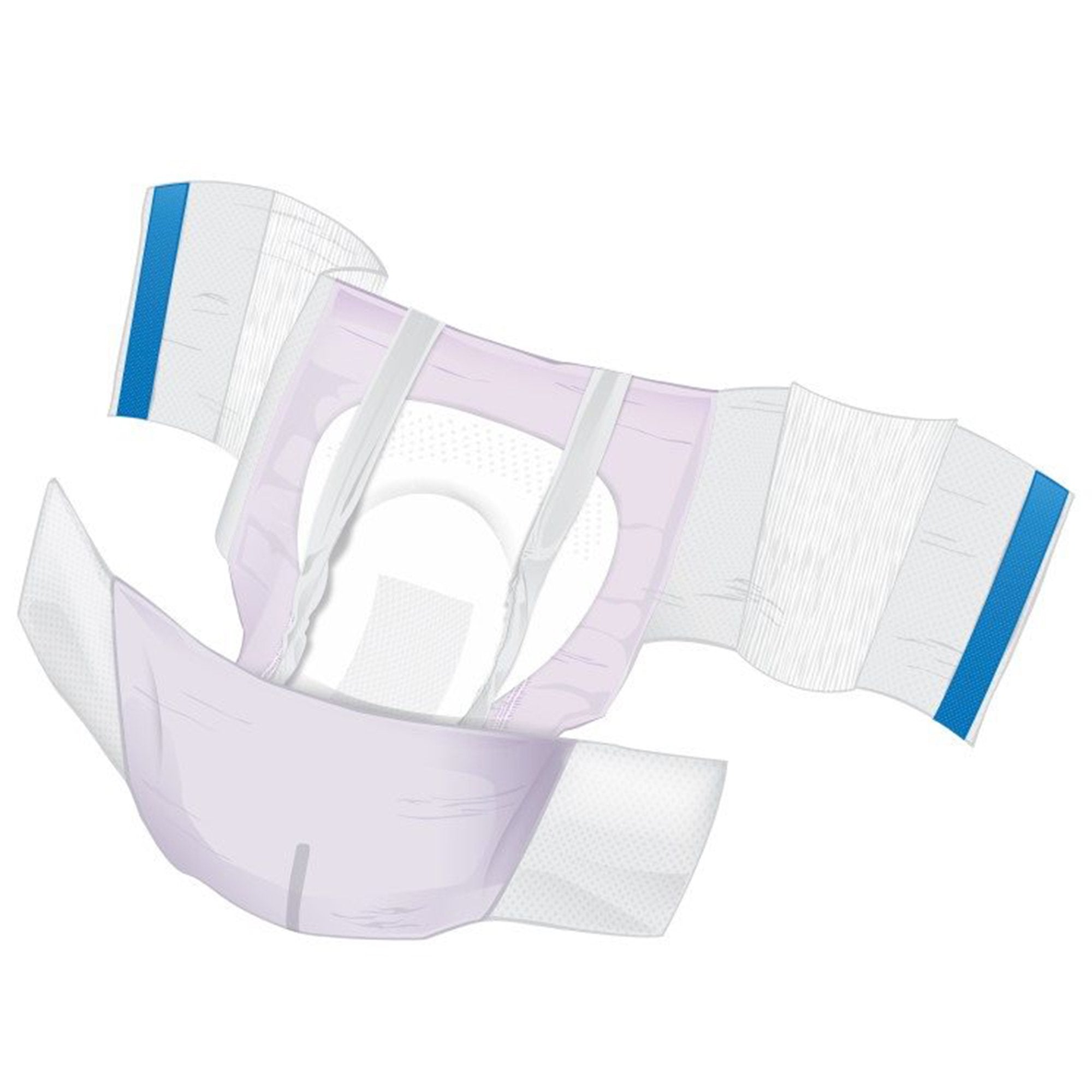 Incontinence Brief Wings™ Plus Adult Size 1 Unisex Disposable Heavy Absorbency - image 2