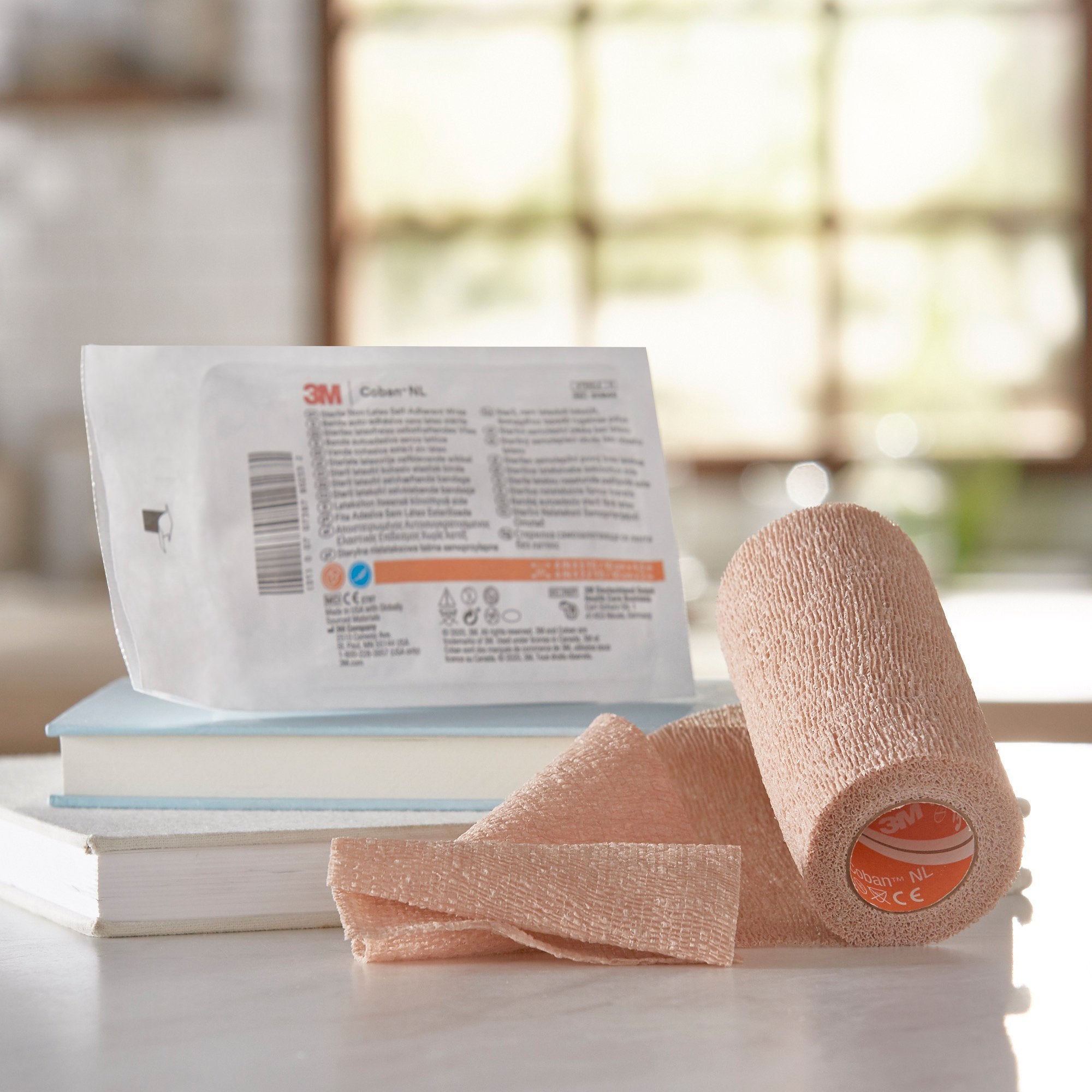 Cohesive Bandage 3M™ Coban™ LF 4 Inch X 5 Yard Self-Adherent Closure Tan Sterile Standard Compression - image 7