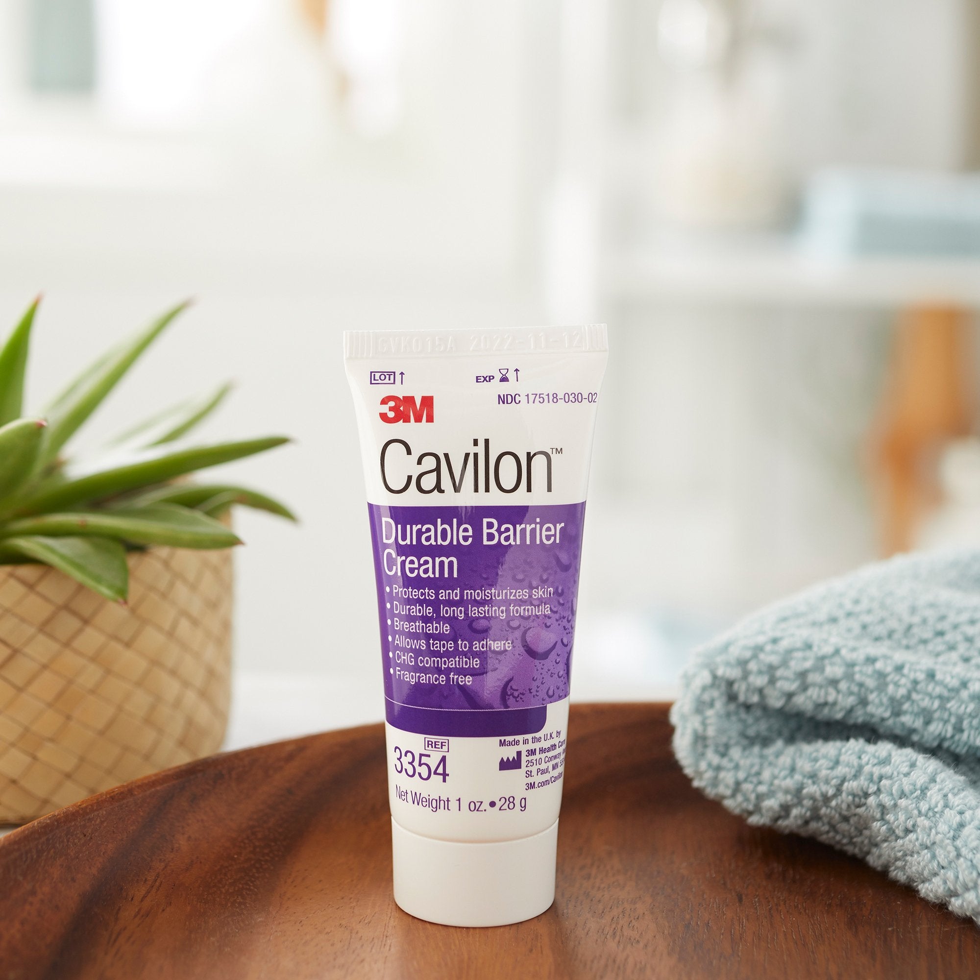 Skin Protectant 3M™ Cavilon™ 1 oz. Tube Unscented Cream CHG Compatible - image 3