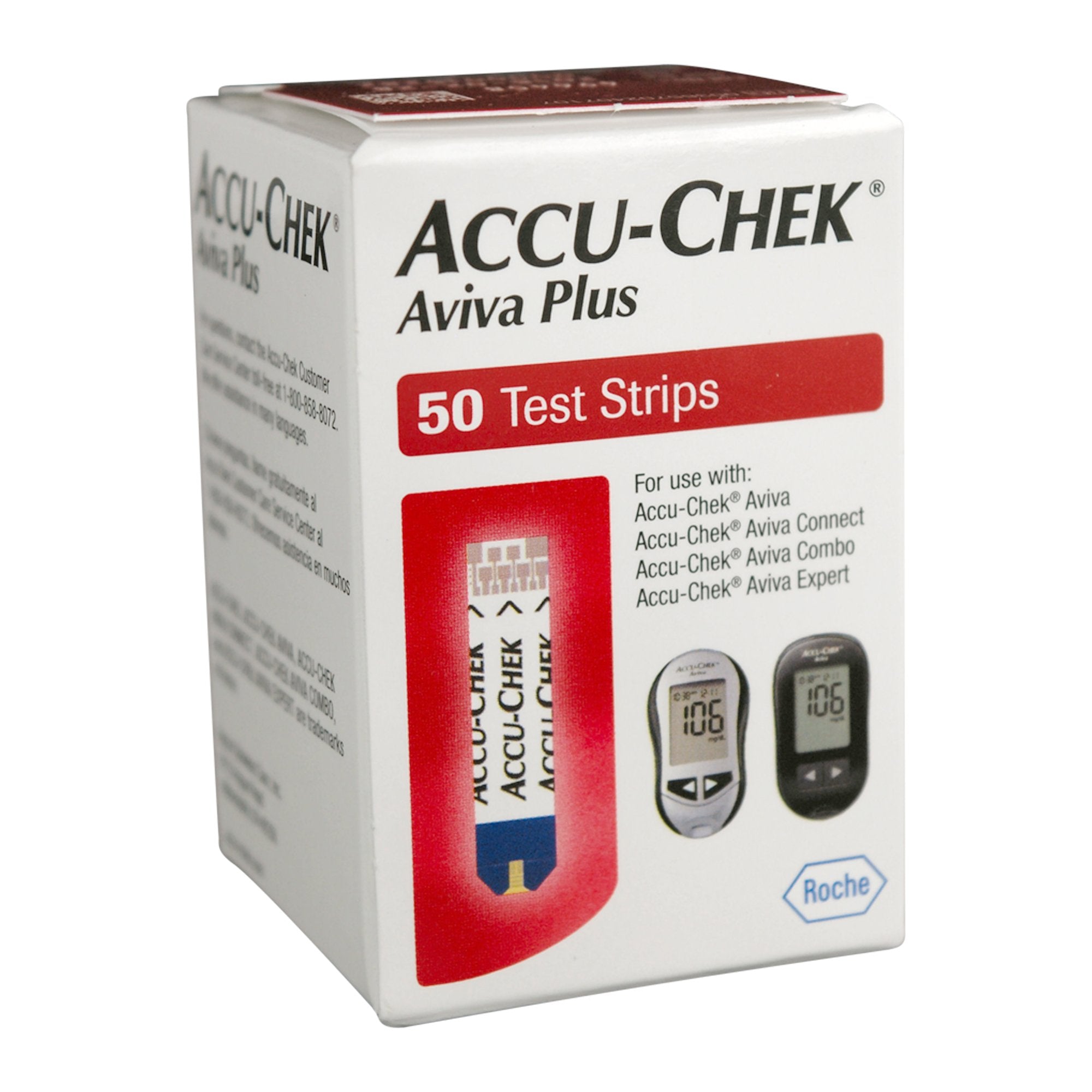 Blood Glucose Test Strips Accu-Chek® Aviva Plus 50 Strips per Pack For Accu-Chek® Aviva Blood Glucose Meter - image 2
