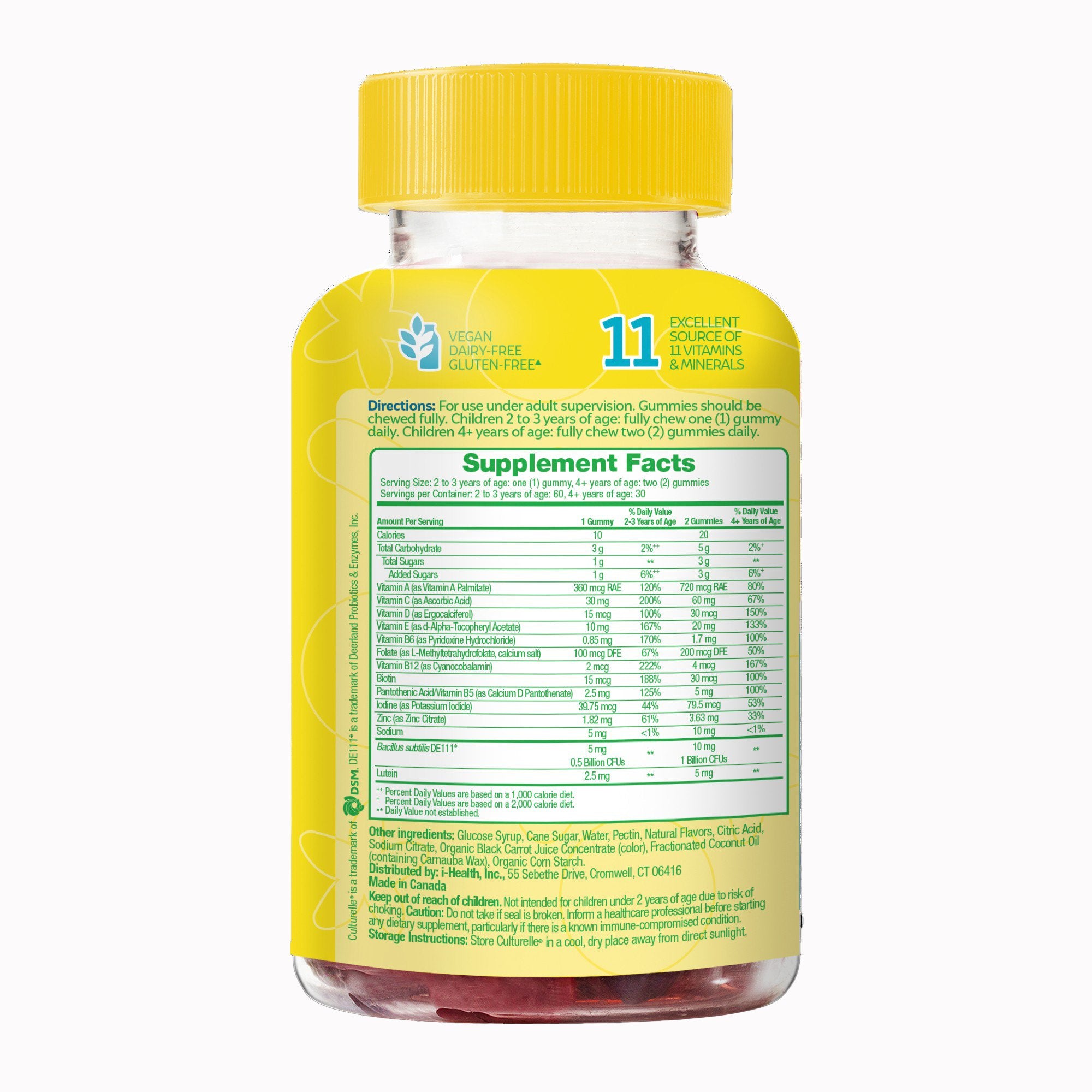Pediatric Probiotic Dietary Supplement Culturelle® 60 per Bottle Gummy - image 2