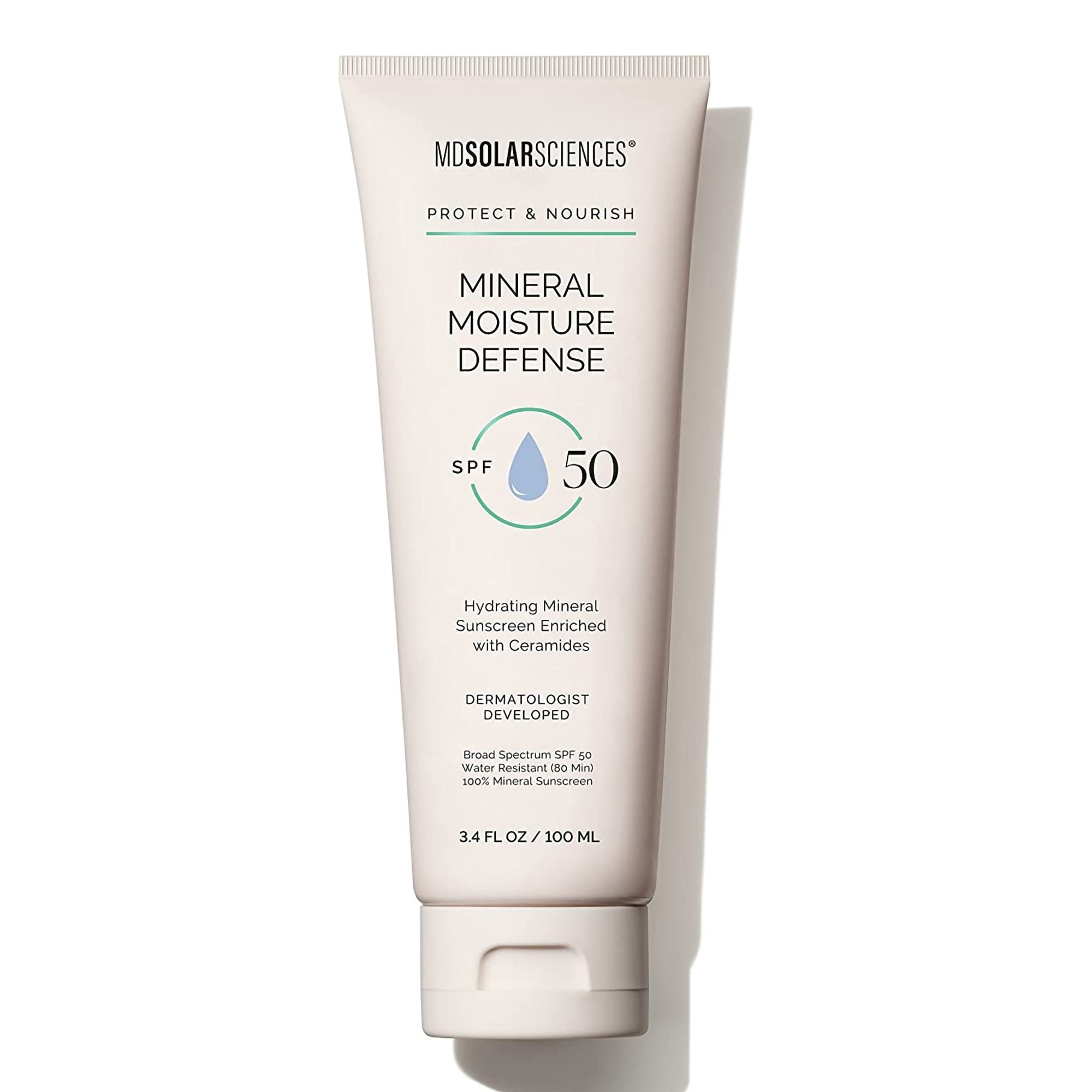 Sunscreen MDSolarsciences™ Mineral Moisture Defense SPF 50 Cream 3.4 oz. Tube