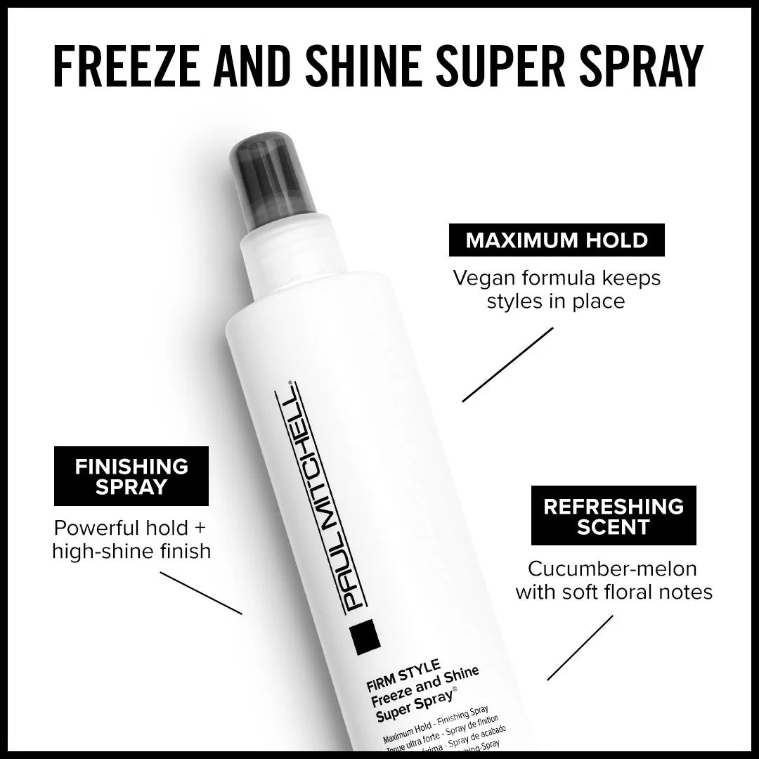 Paul Mitchell Freeze and Shine Super Spray, 8.5 Oz.