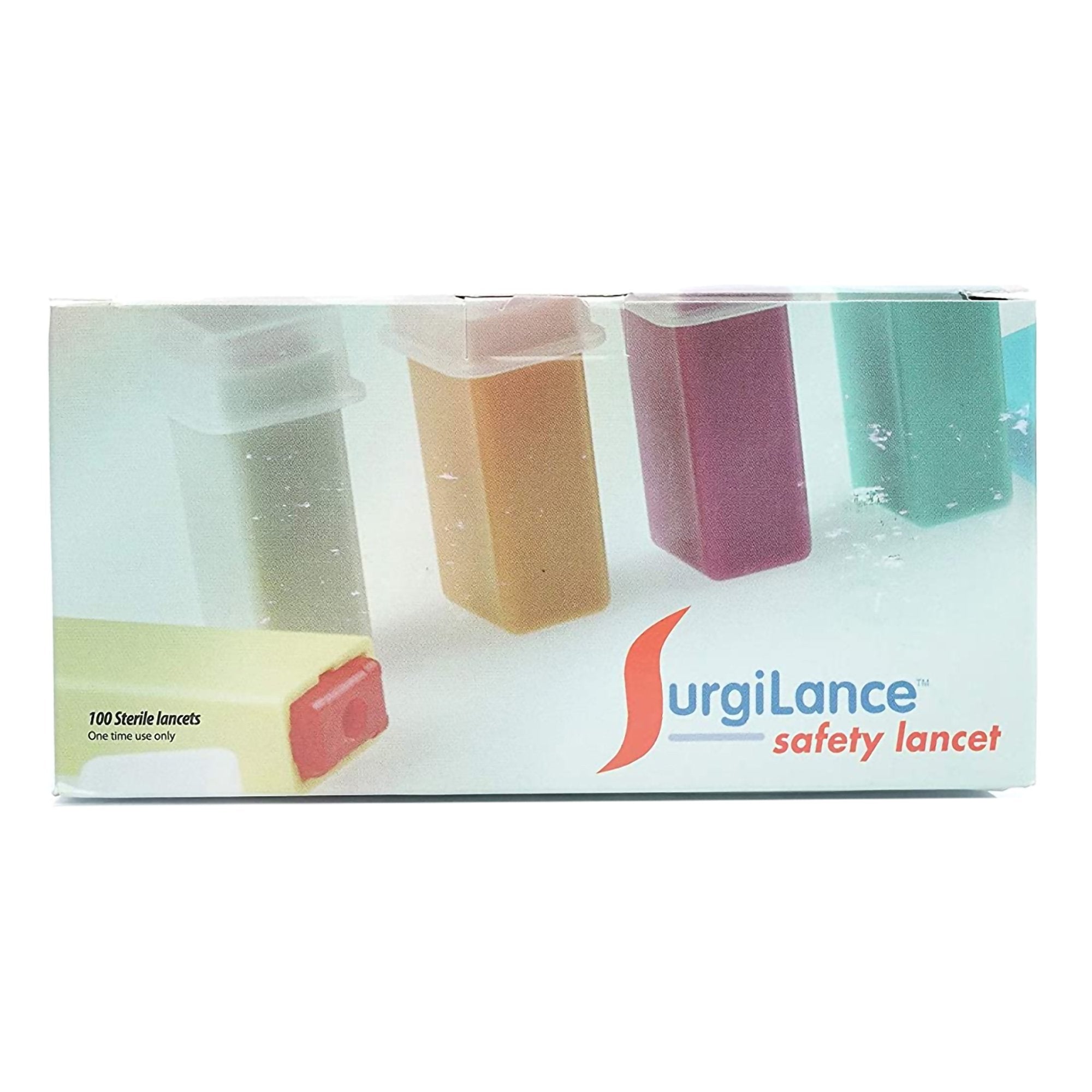Safety Lancet Surgilance® 18 Gauge Retractable Push Button Activation Finger - image 3