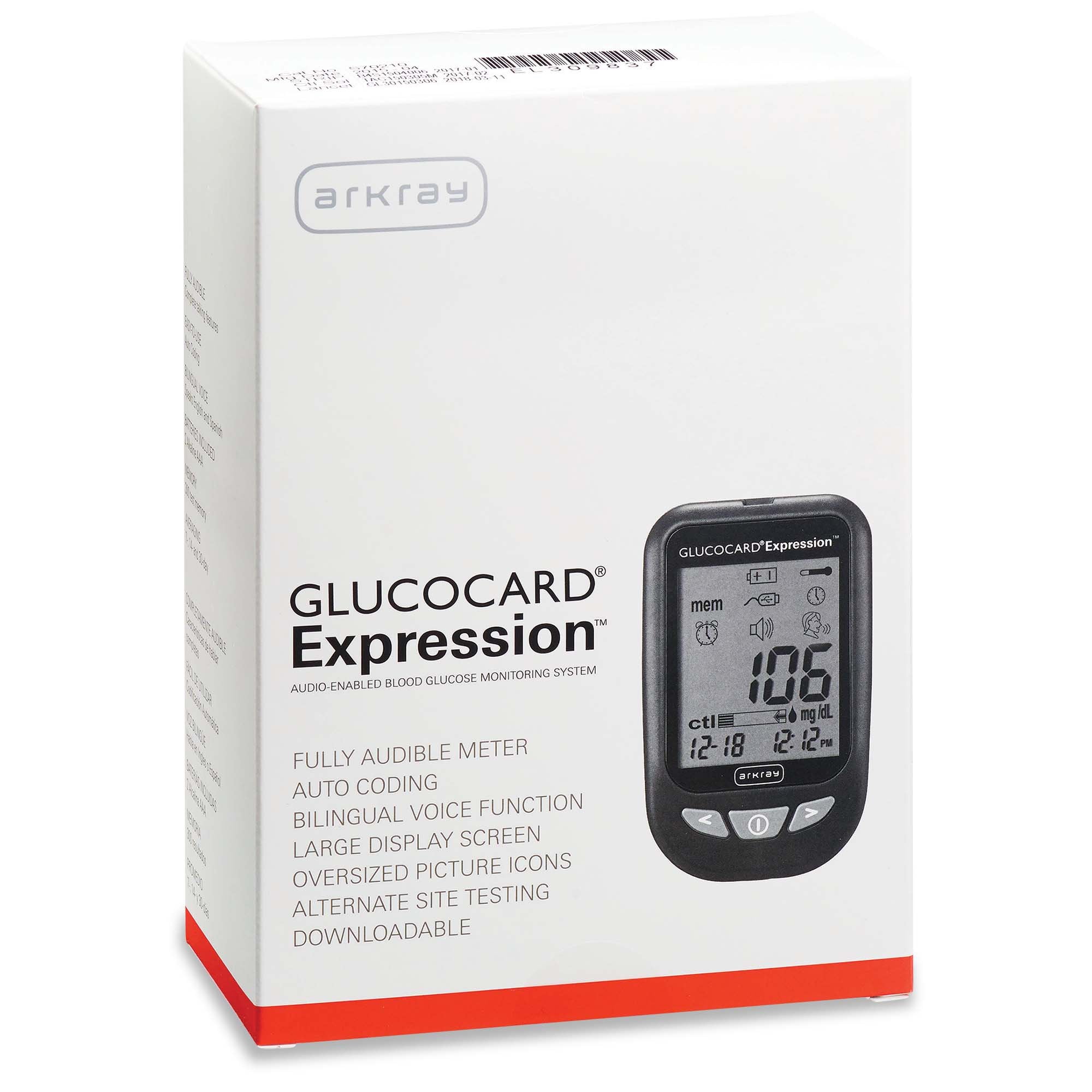 Blood Glucose Meter Glucocard® Expresson™ 6 Second Results Stores up to 7 Results No Coding Required - image 3