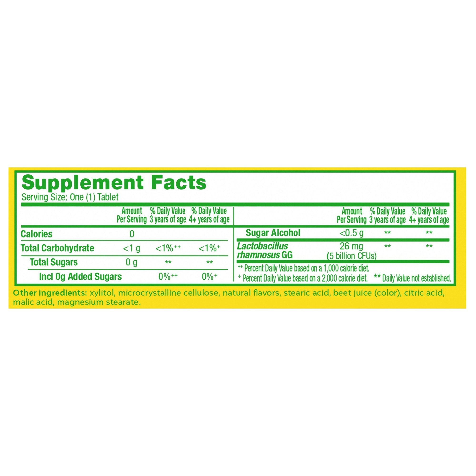 Pediatric Probiotic Dietary Supplement Culturelle® 30 per Box Chewable Tablet - image 3