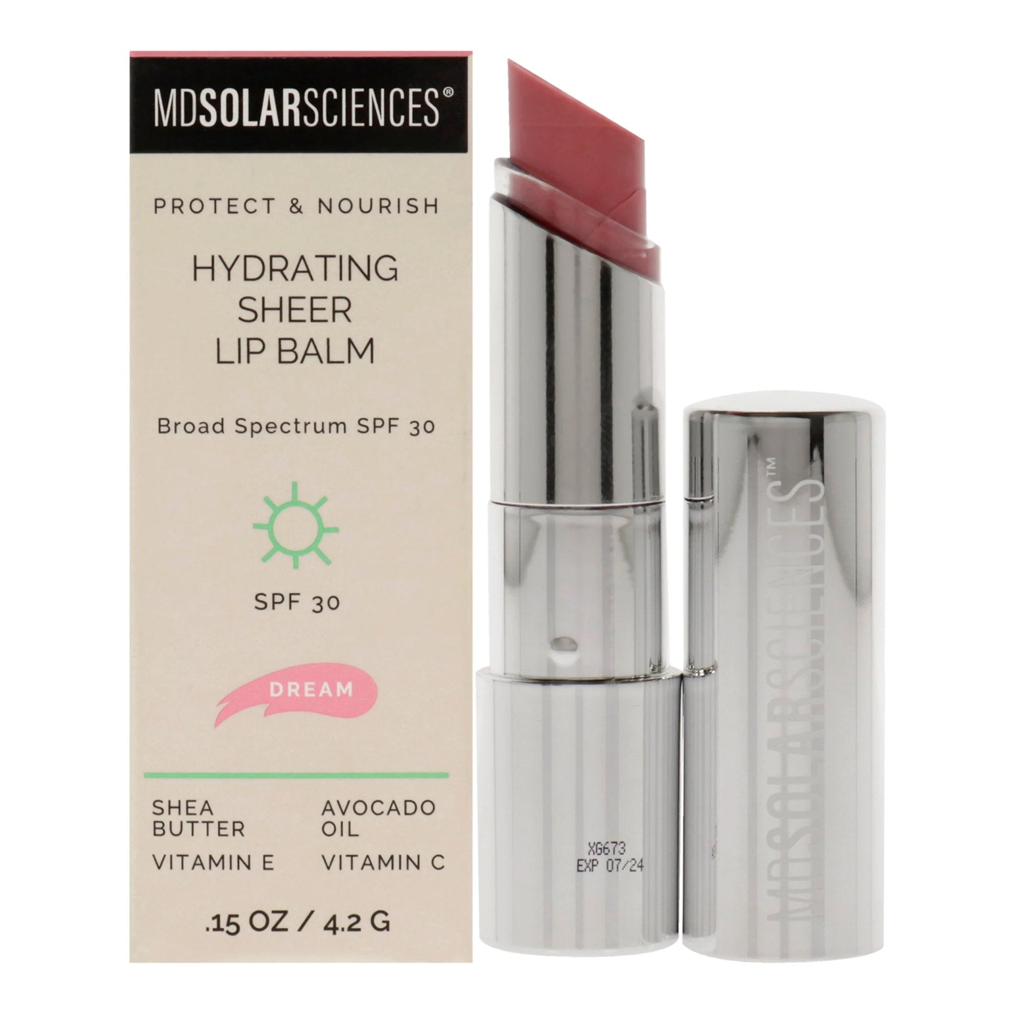 Tinted Lip Balm with Sunscreen MDSolarsciences™ Hydrating Sheer 0.15 oz. Balm Tube Unflavored