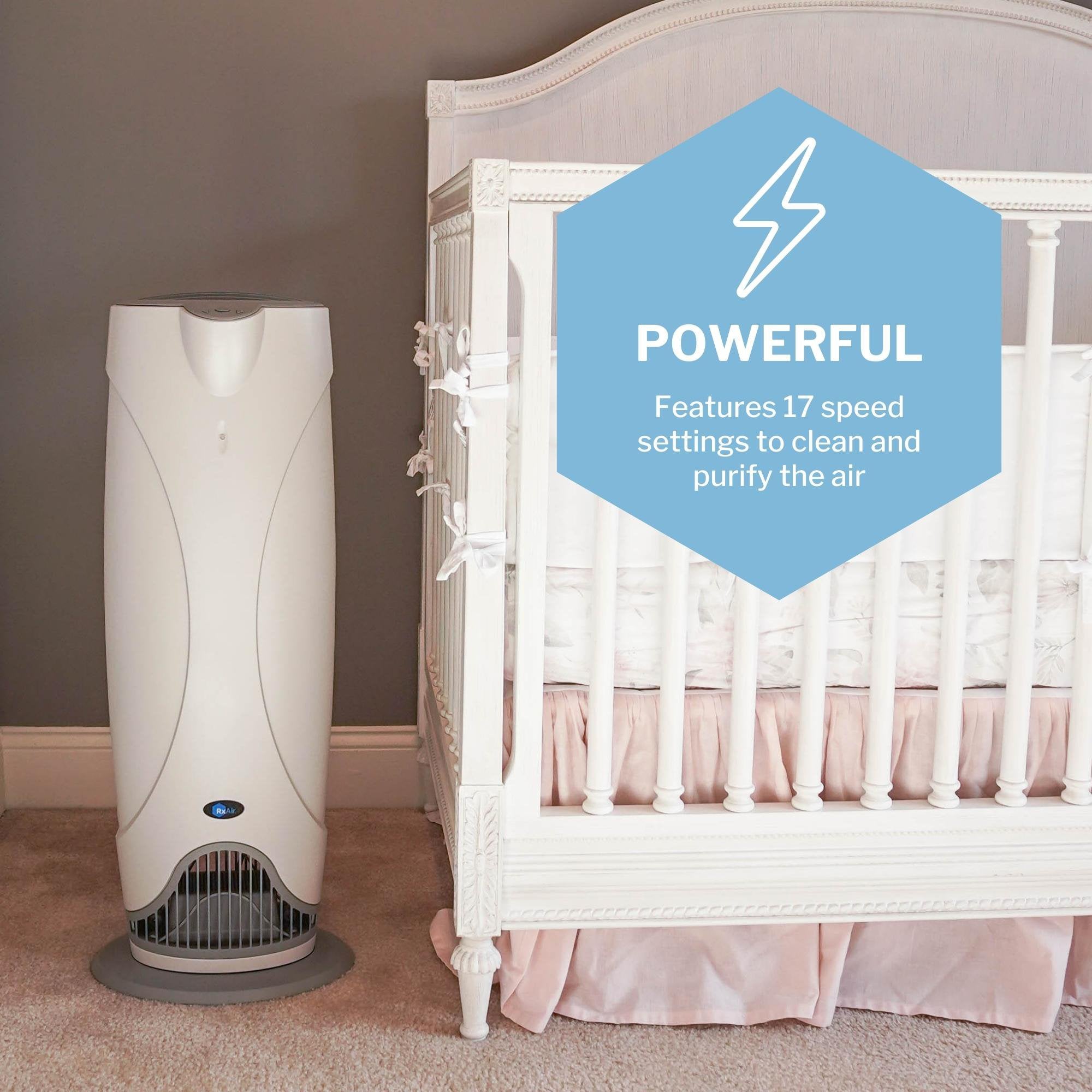 Air Purifier RxAir® 800 Square Feet 32 X 12-1/2 X 9-1/2 Inch 120 V UltraViolet Light - image 6