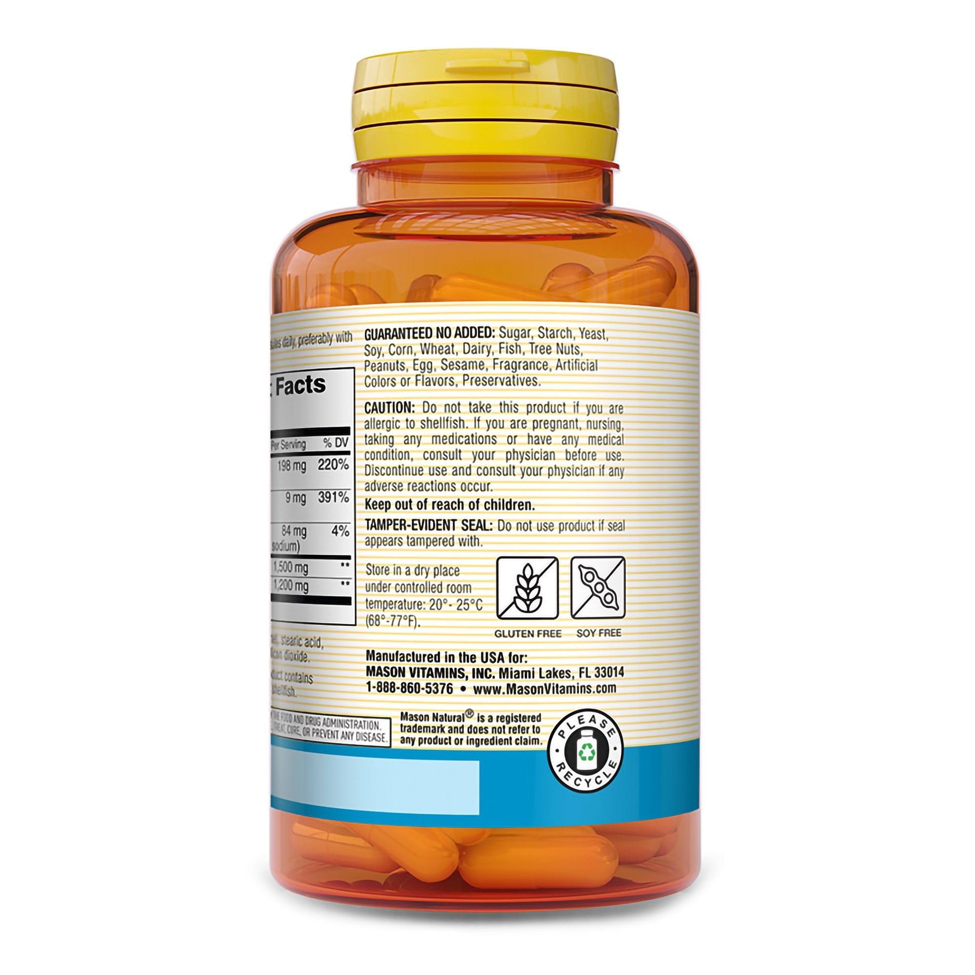 Joint Health Supplement Glucosomine HCl / Chondroitin 1,500 mg - 1200 mg Strength Capsule 180 per Bottle - image 3