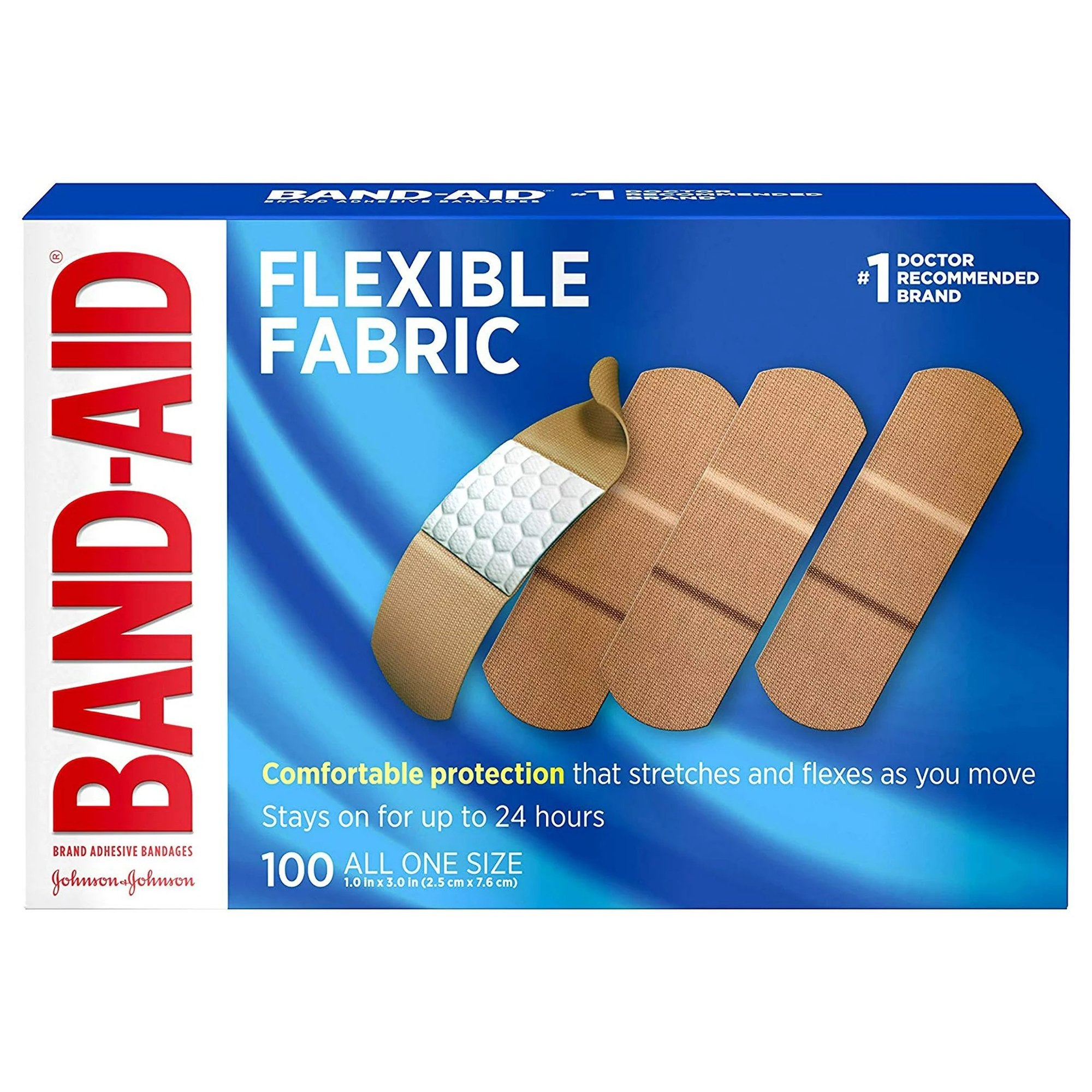 Adhesive Strip Band-Aid® Fabric Tan 1 X 3 Inch Sterile - image 3