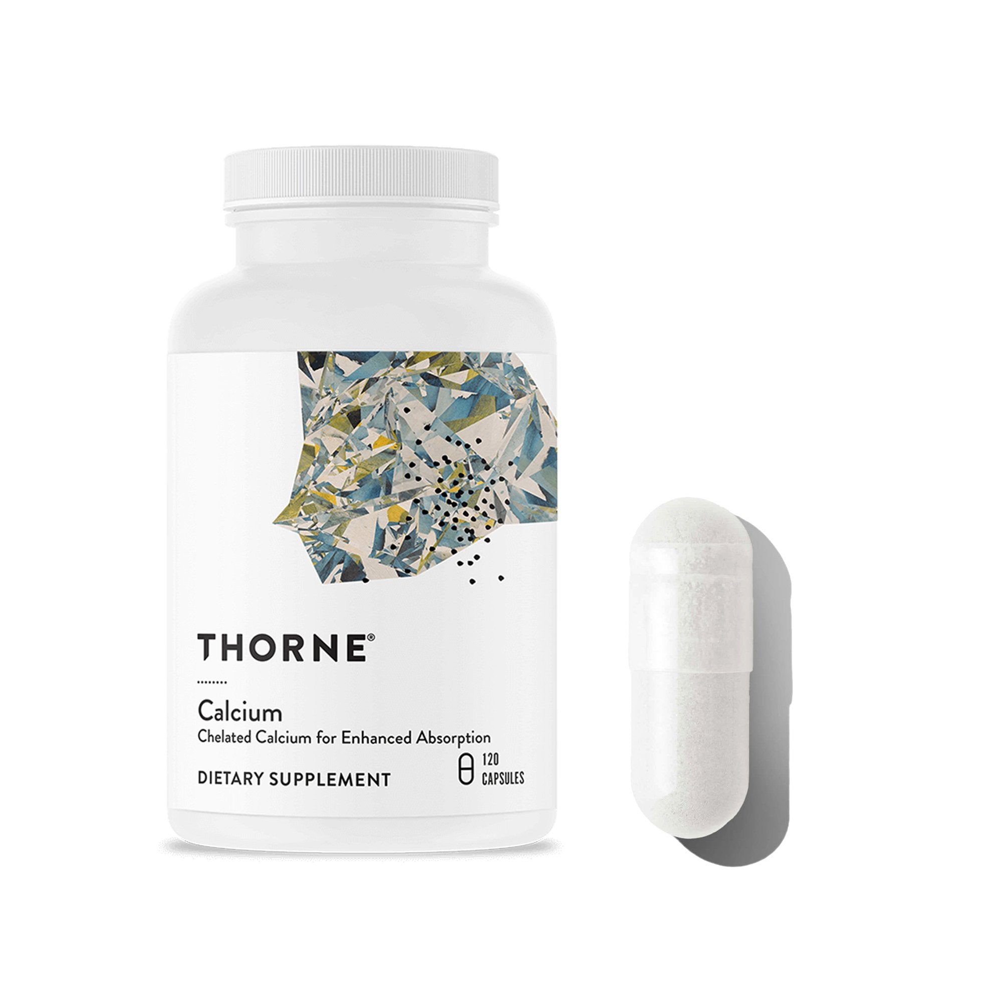 Thorne® Calcium Chelated Calcium for Enhanced Absorption Dietary Supplement