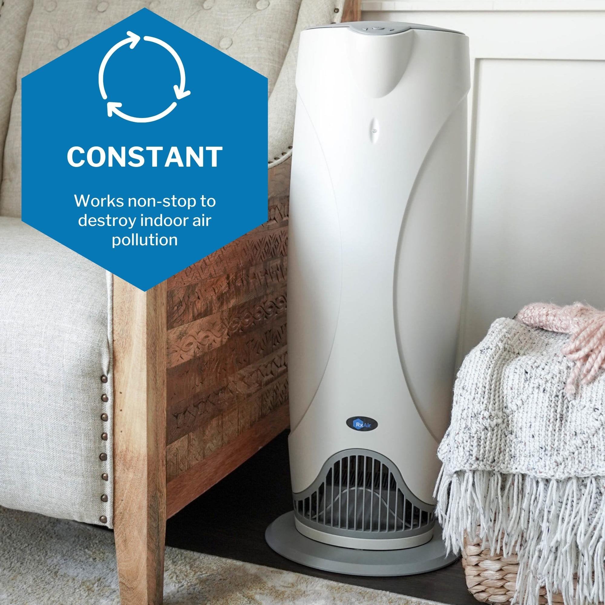 Air Purifier RxAir® 800 Square Feet 32 X 12-1/2 X 9-1/2 Inch 120 V UltraViolet Light - image 5