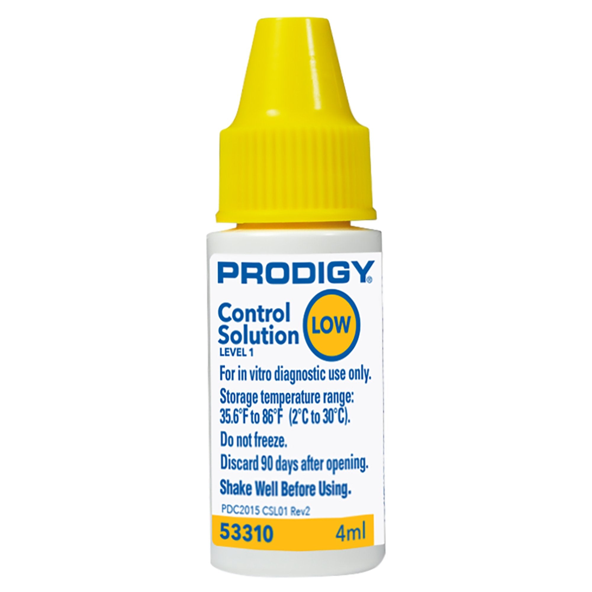 Blood Glucose Control Solution 4 mL Low Level