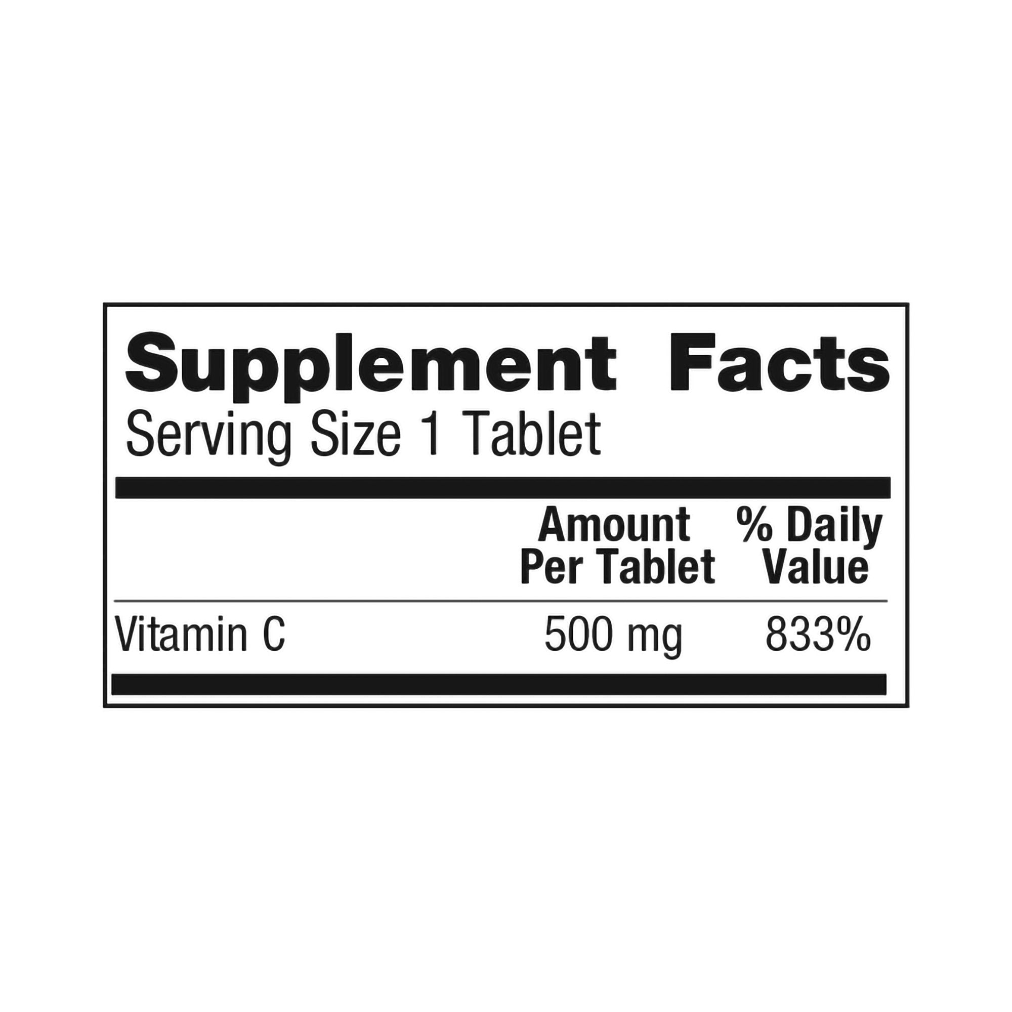 Vitamin C Supplement Geri-Care® Ascorbic Acid 500 mg Strength Tablet 500 per Bottle - image 10