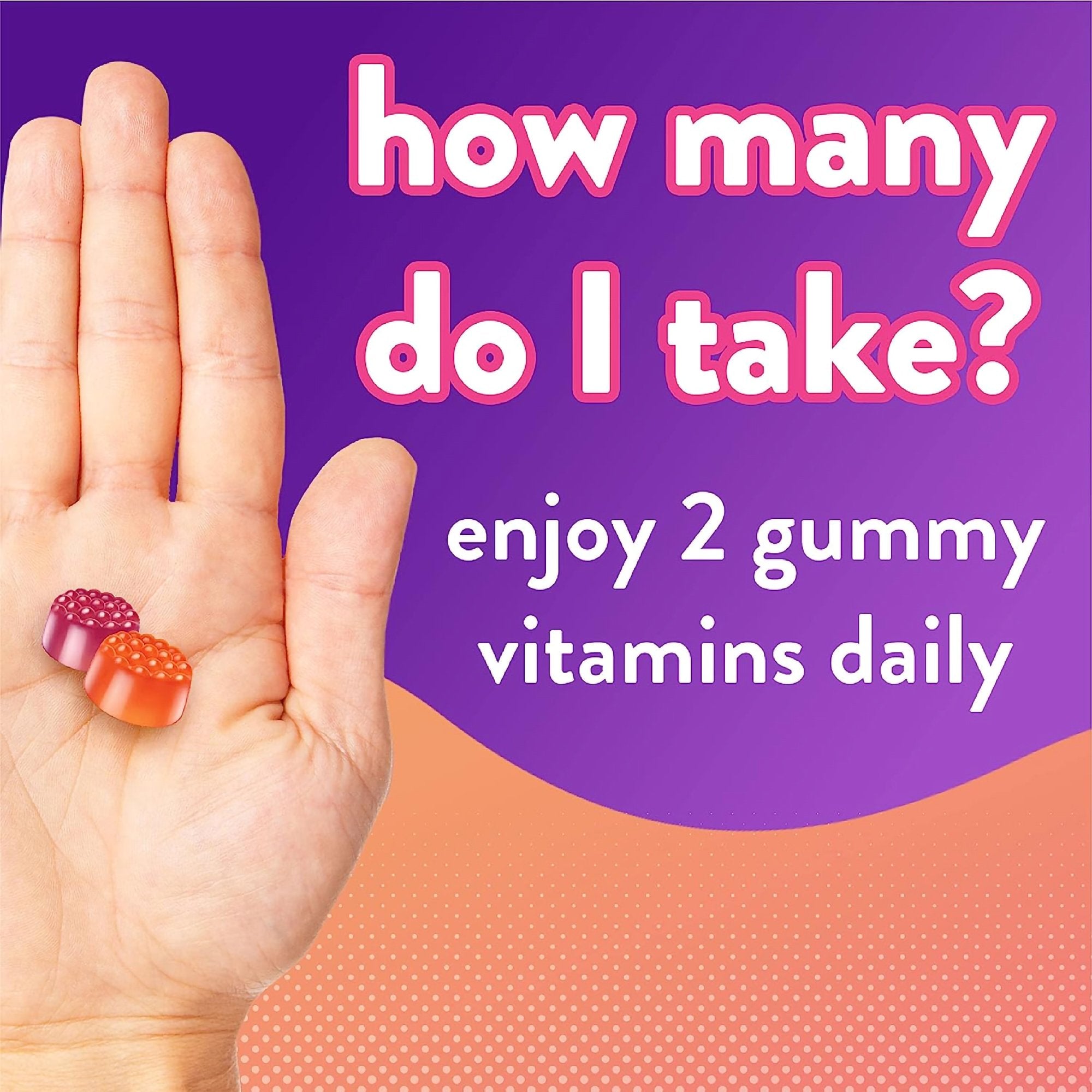 Multivitamin Supplement Vitafusion® MultiVites® Vitamin A / Ascorbic Acid / Vitamin D 2,500 IU - 800 IU - 20 mg Strength Gummy 150 per Bottle Assorted Fruit Flavor - image 4