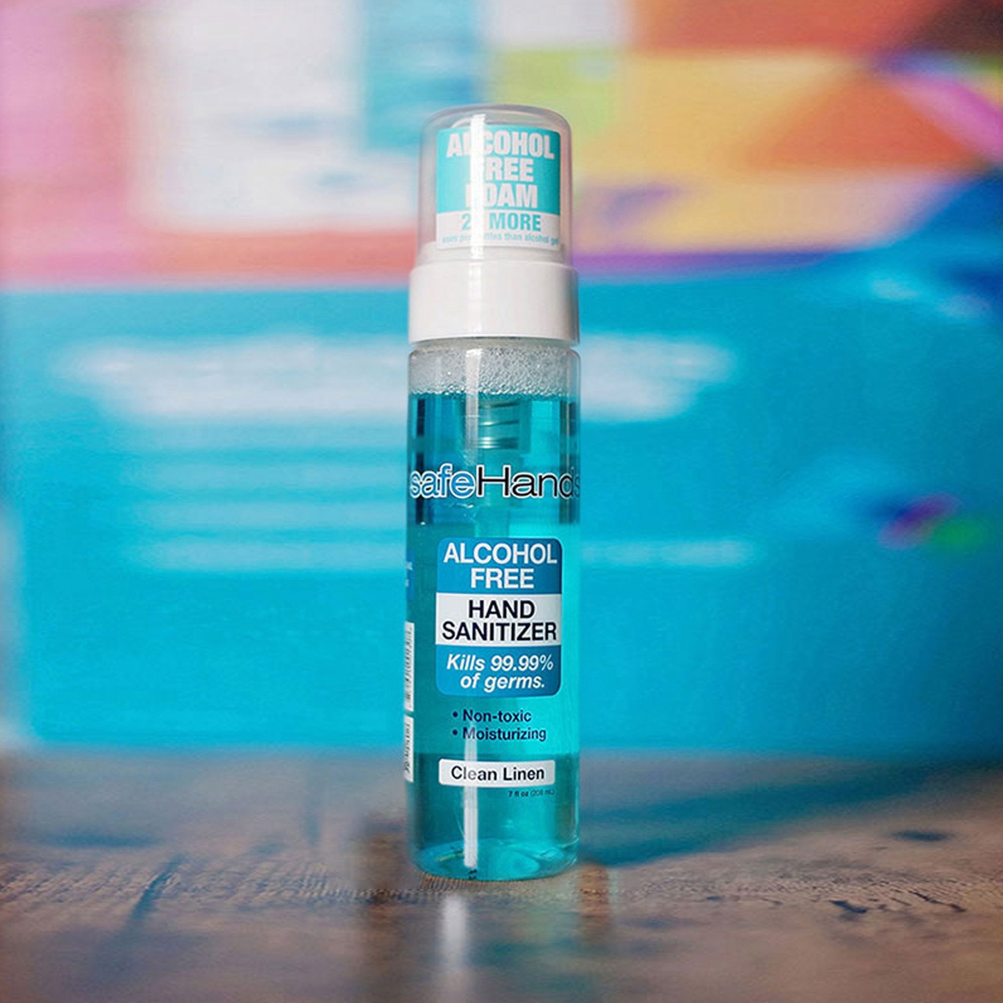 Alcohol-Free Hand Sanitizer safeHands® 7 oz. BZK (Benzalkonium Chloride) Foaming Bottle - image 5