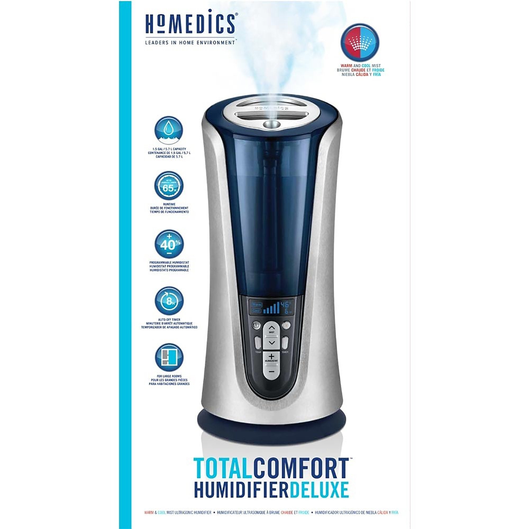 Humidifier HoMedics® TotalComfort Deluxe 1-1/2 gal. - image 2