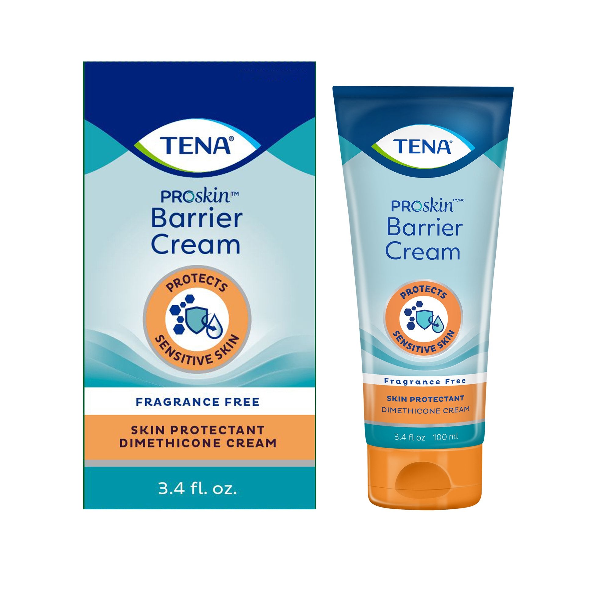 Skin Protectant TENA® Proskin™ Barrier Cream 3.4 oz. Tube Unscented Cream