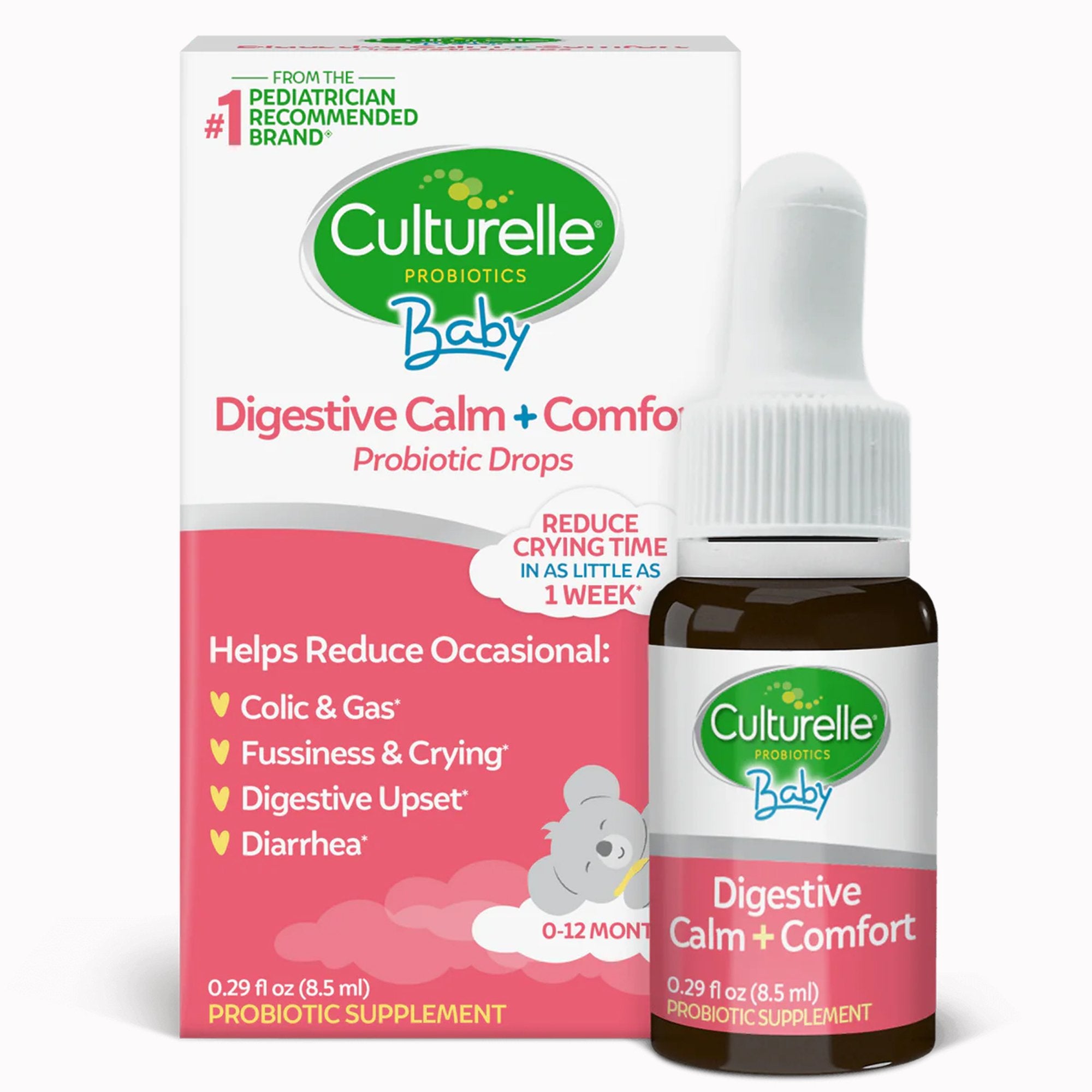 Culturelle® Baby Digestive Calm + Comfort Probiotic Drops, 0.29-ounce Bottle