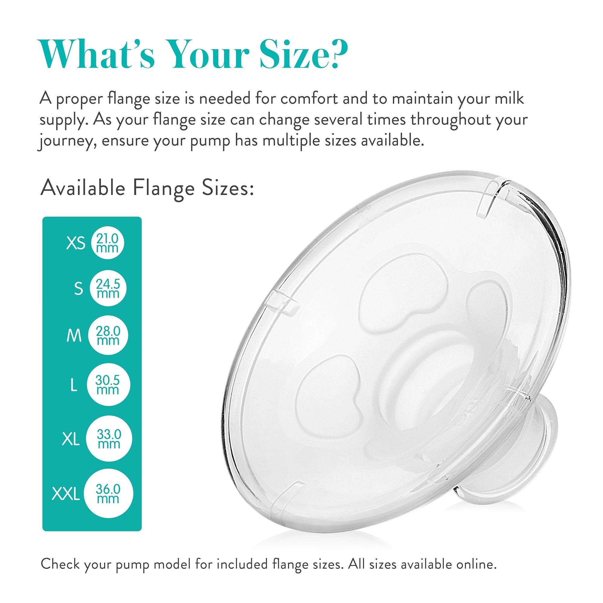 Breast Flange Evenflo AdvancedFit™ for All Evenflo Advanced Breast Pumps - image 2