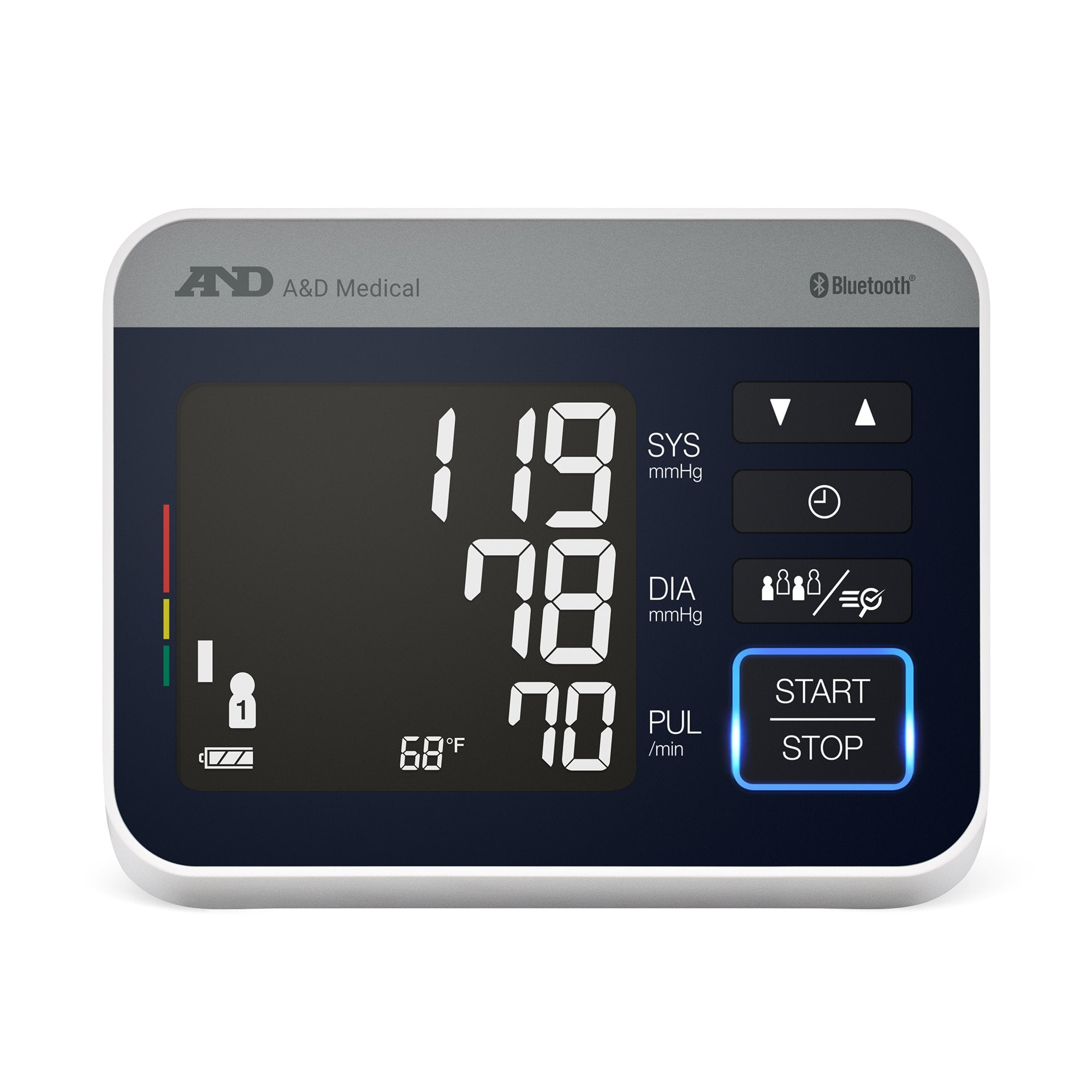 Home Automatic Digital Blood Pressure Monitor AND Wide Cuff Nylon Cuff 22 to 42 cm Desk Model - image 3