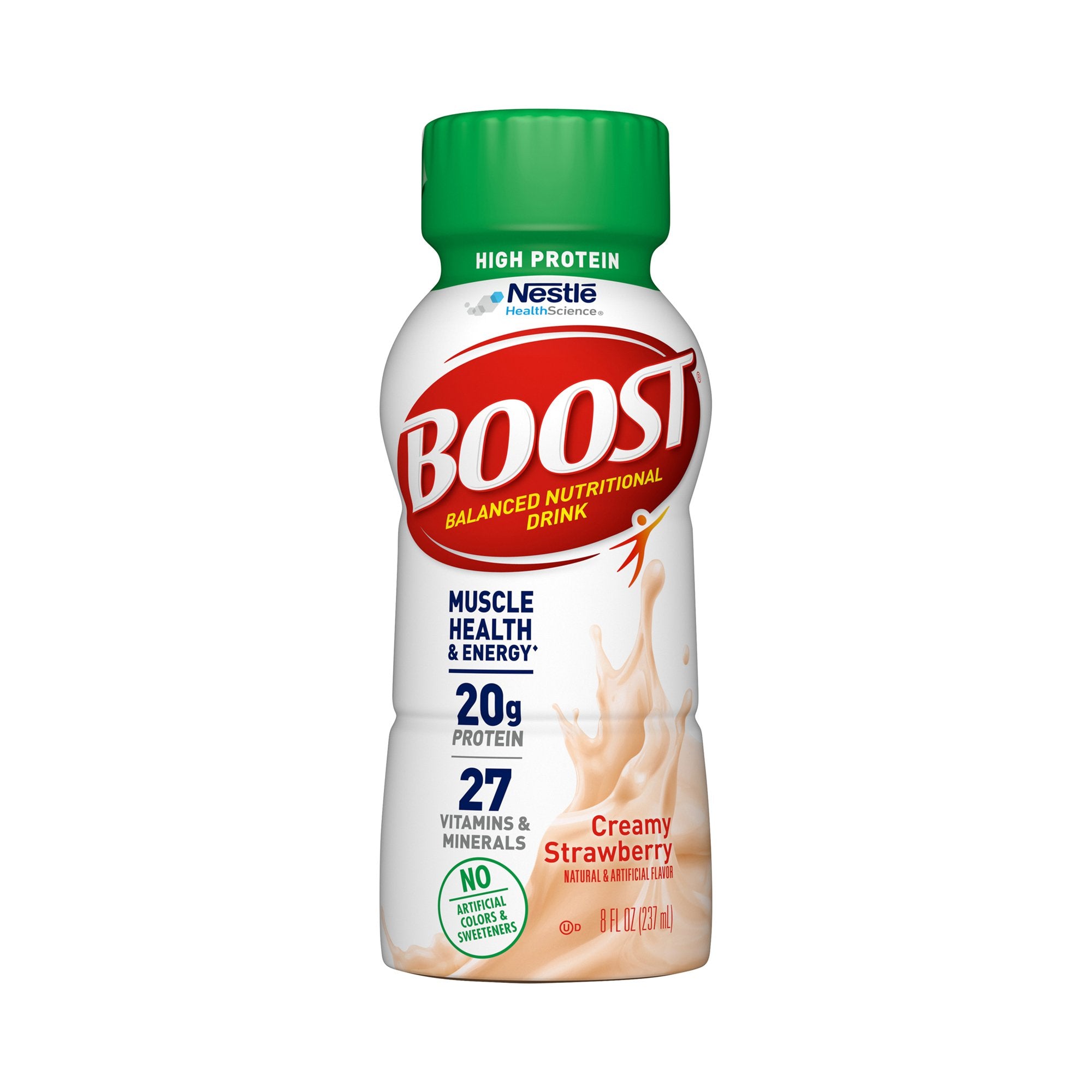 Oral Supplement Boost® High Protein Creamy Strawberry Flavor Liquid 8 oz. Bottle - image 3