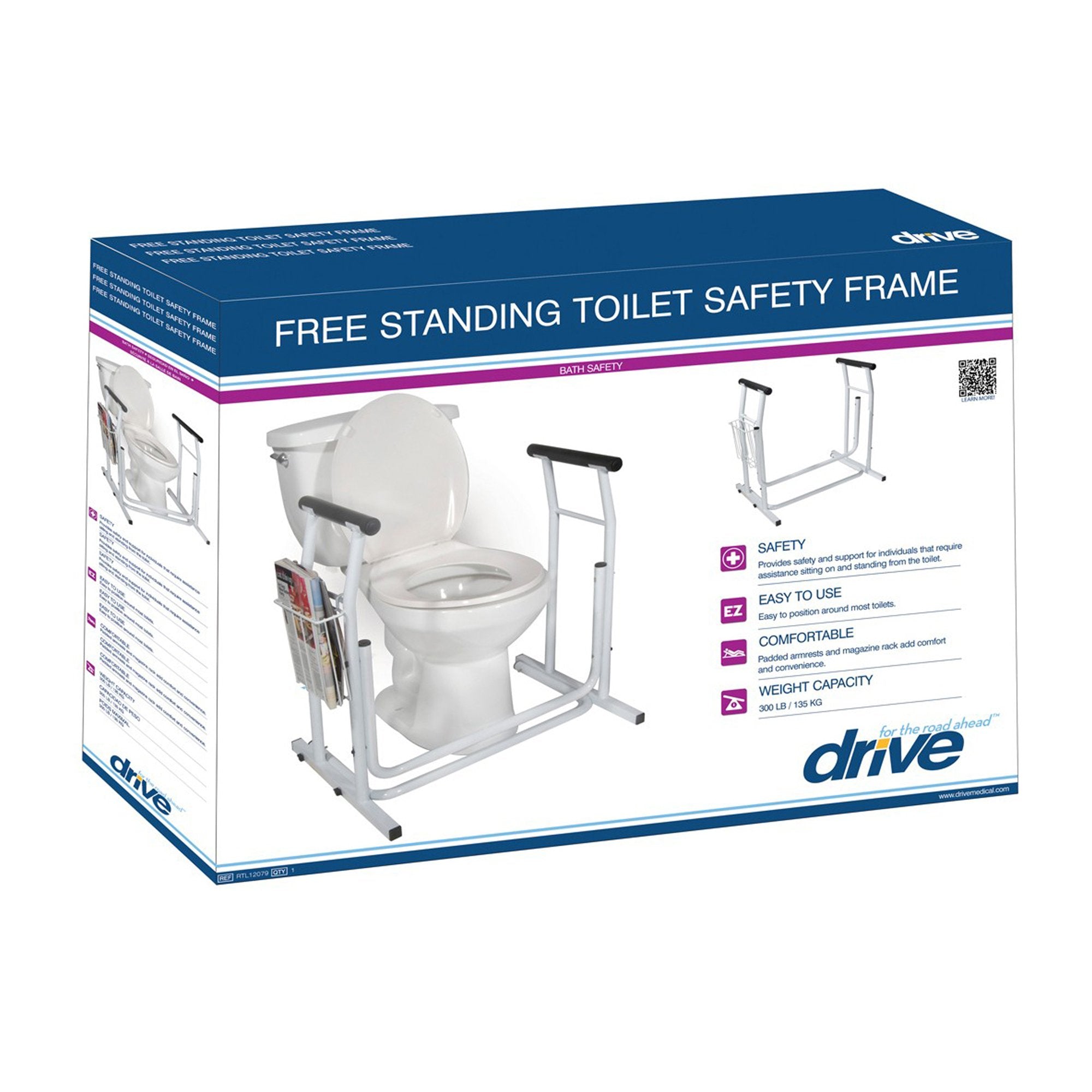 Toilet Safety Rail drive™ White - image 3