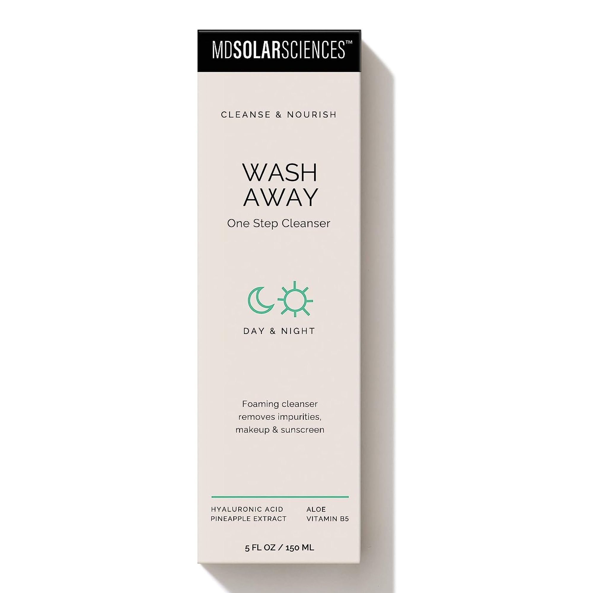 Facial Cleanser MDSolarsciences™ Wash Away One Step Gel 5 oz. Tube Unscented - image 2