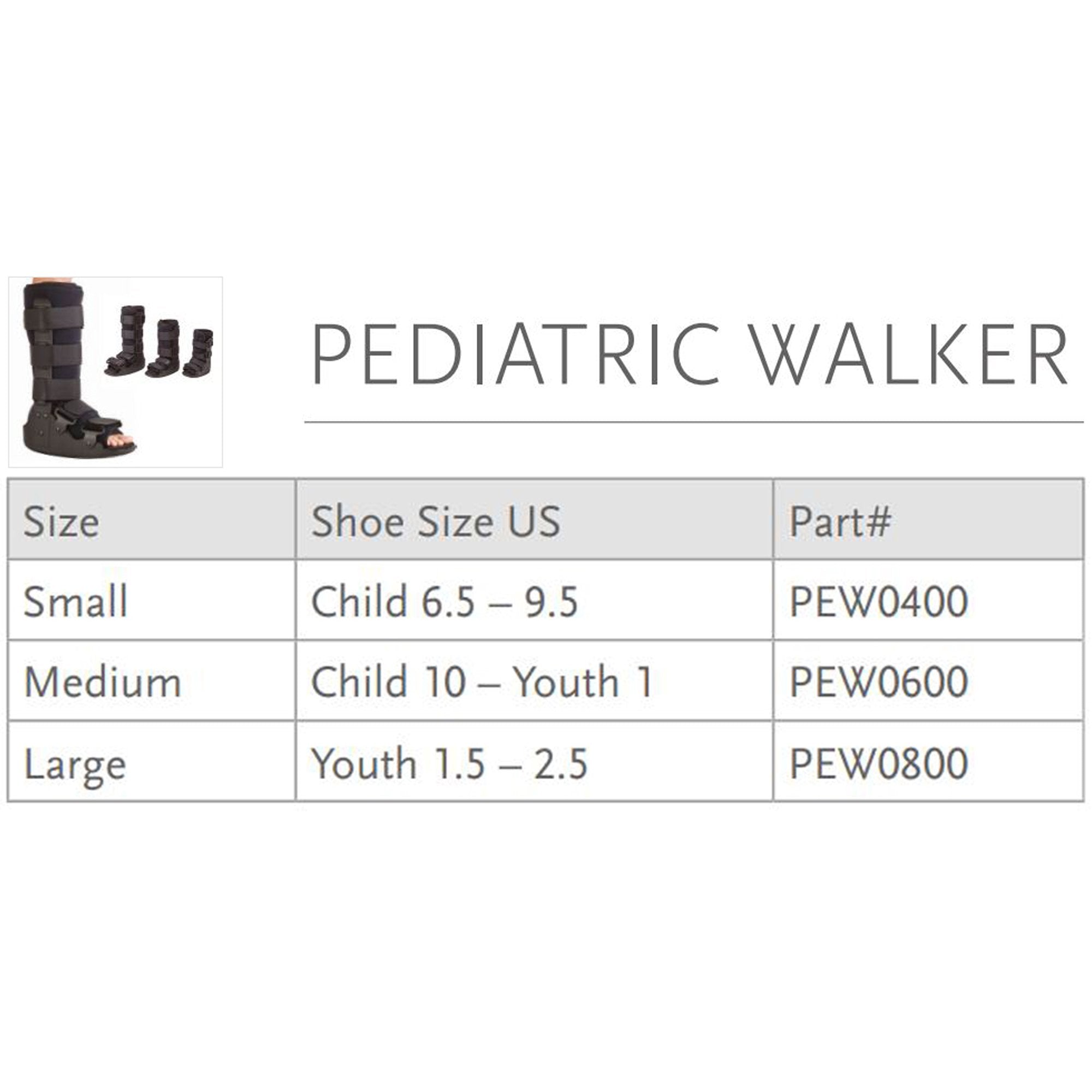 Walker Boot Ossur® Pediatric Non-Pneumatic Pediatric Medium Tall - image 3