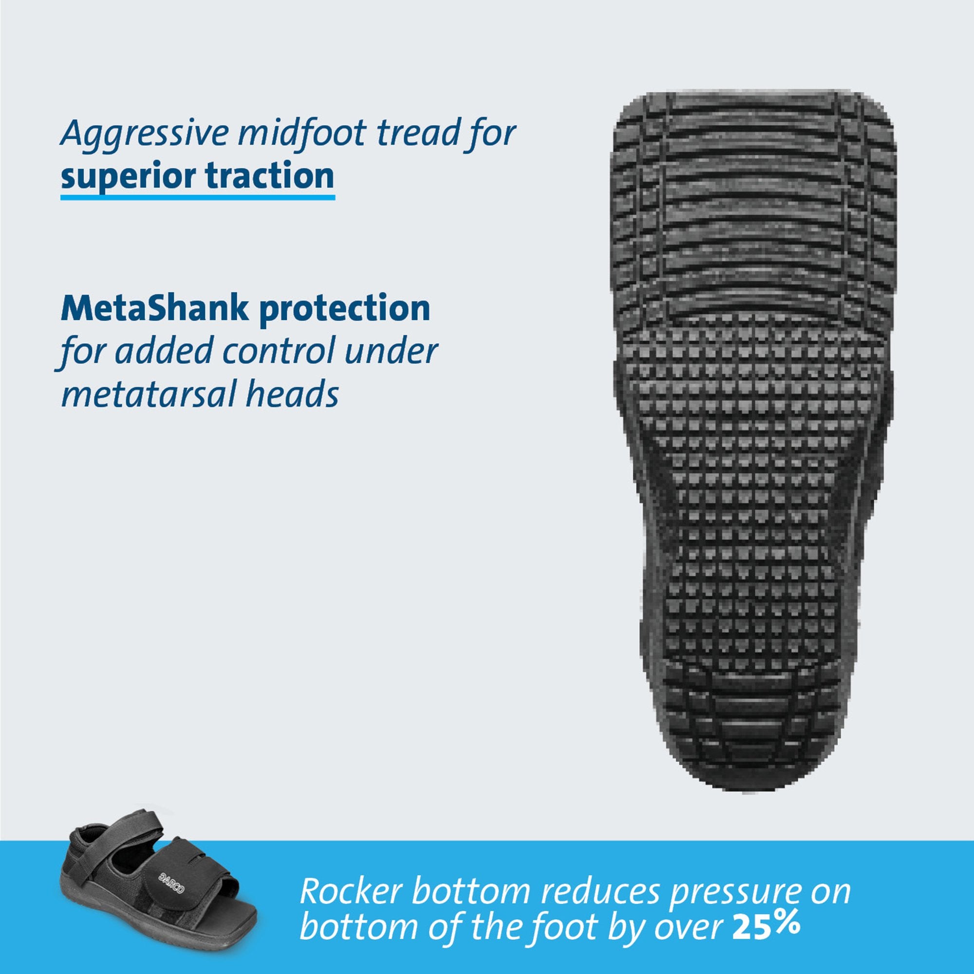 Post-Op Shoe MedSurg™ Medium Male Black - image 8