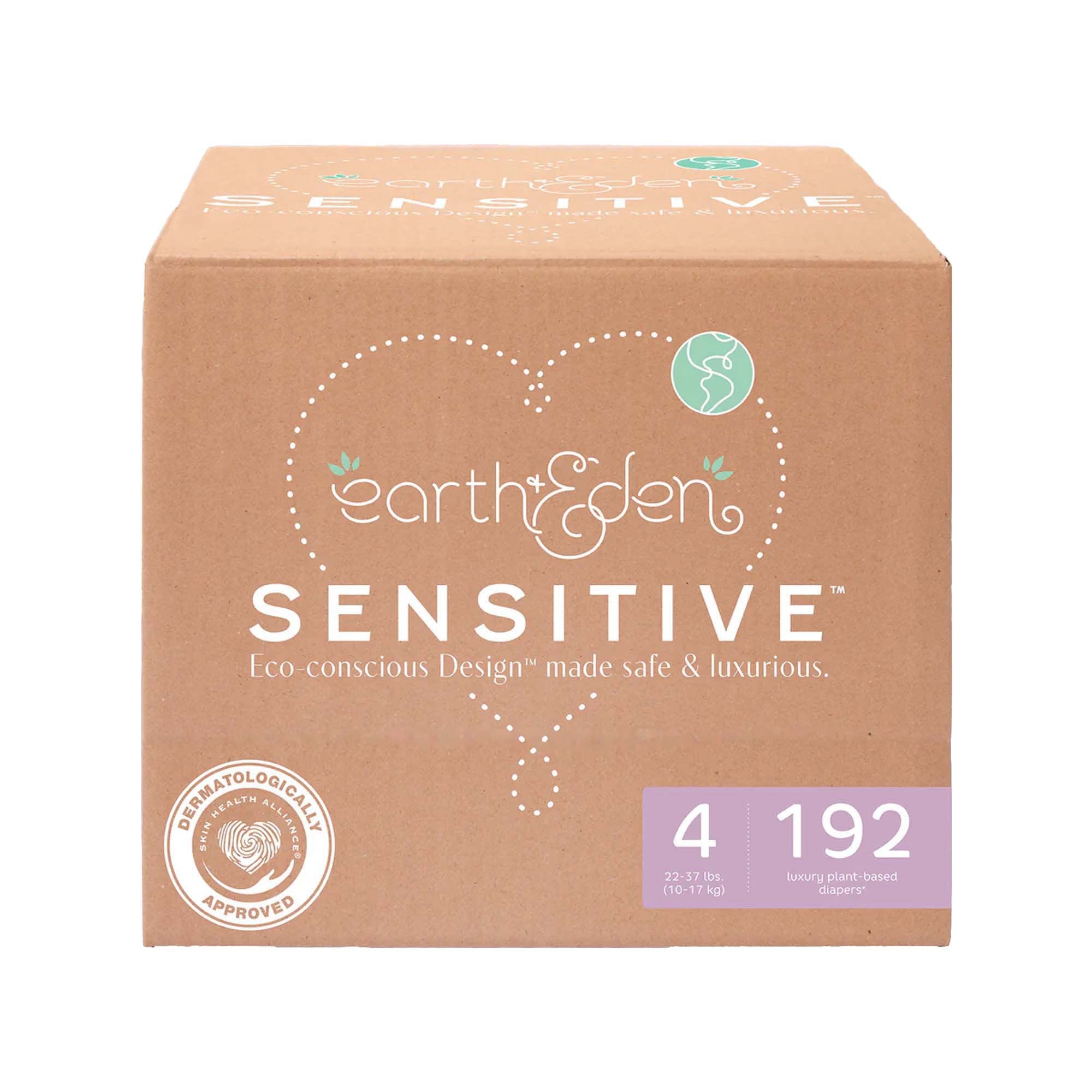 Unisex Baby Diaper Earth & Eden Size 4 Disposable Heavy Absorbency