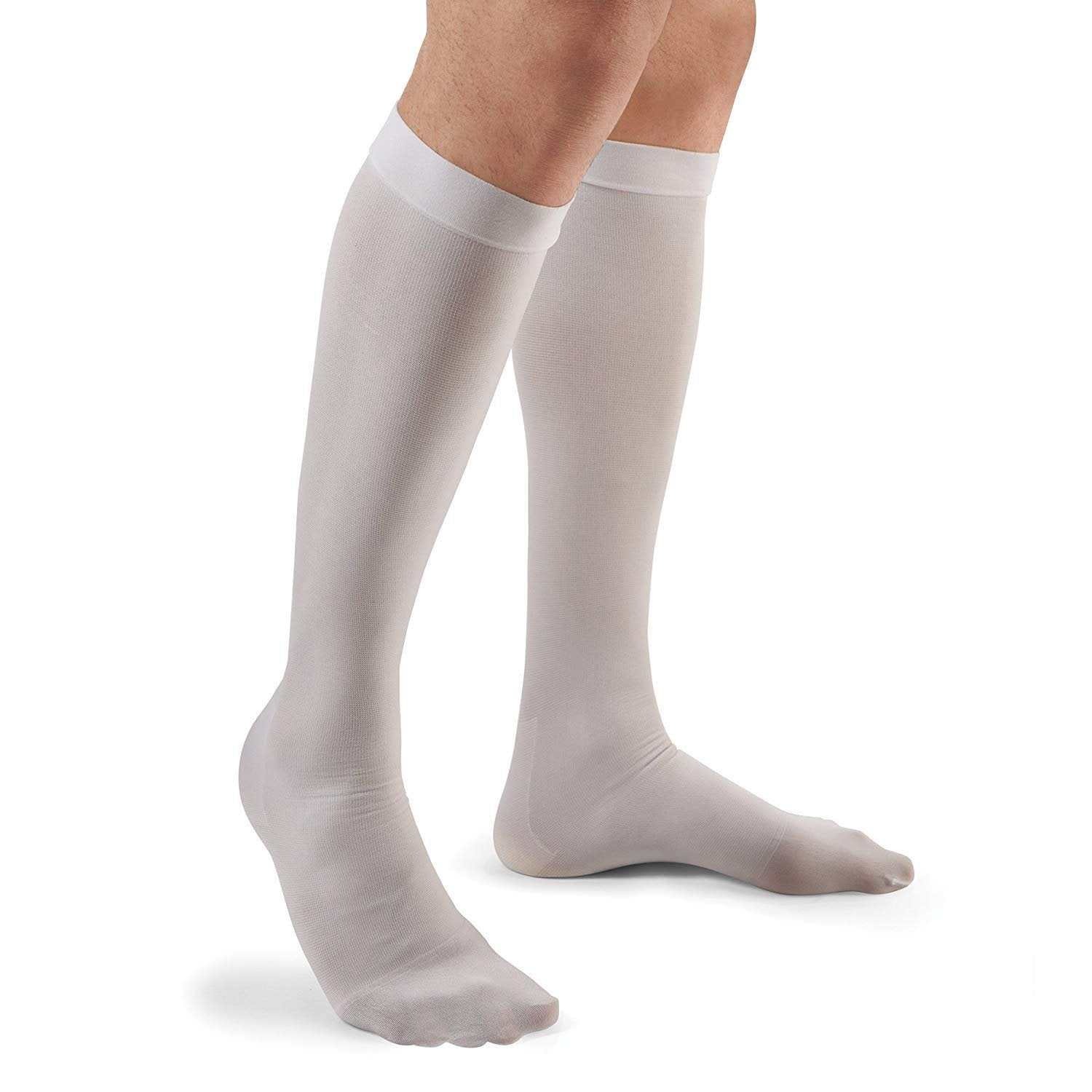 Anti-embolism Stocking 3M™ Futuro™ Knee High Large / Regular White Closed Toe - image 2