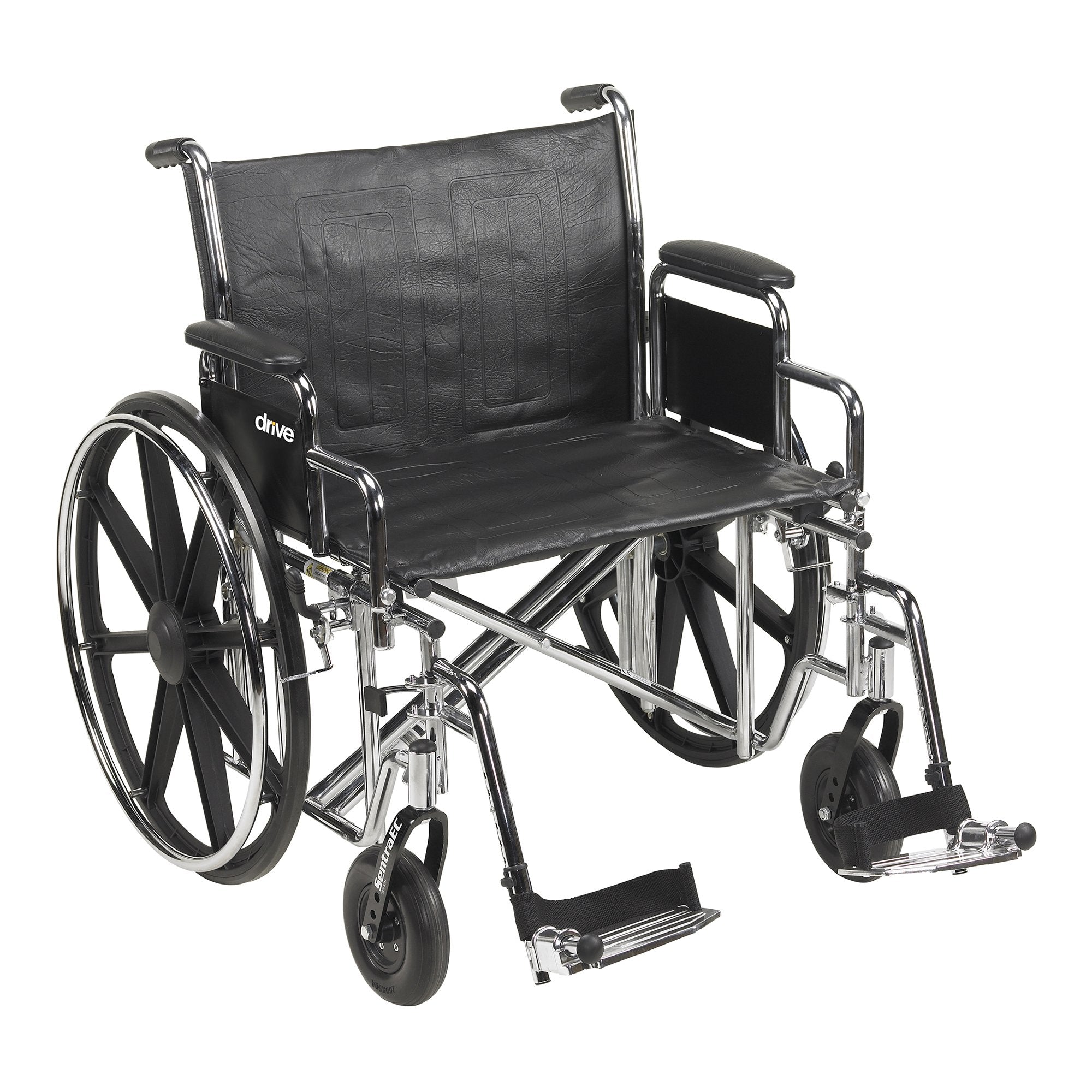McKesson Bariatric Wheelchair, 24-Inch Seat Width