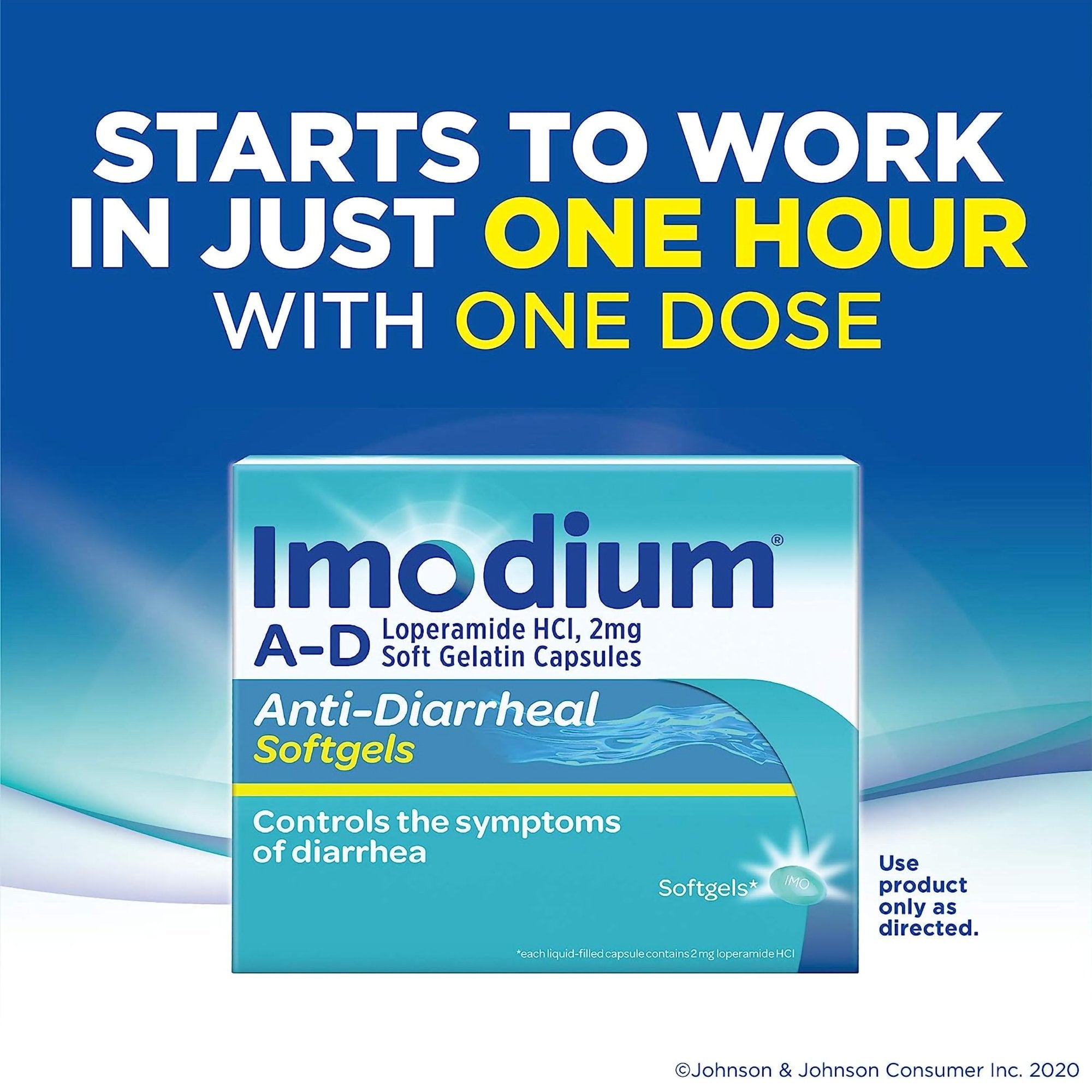 Anti-Diarrheal Imodium® A-D 2 mg Strength Caplet 24 per Box - image 4