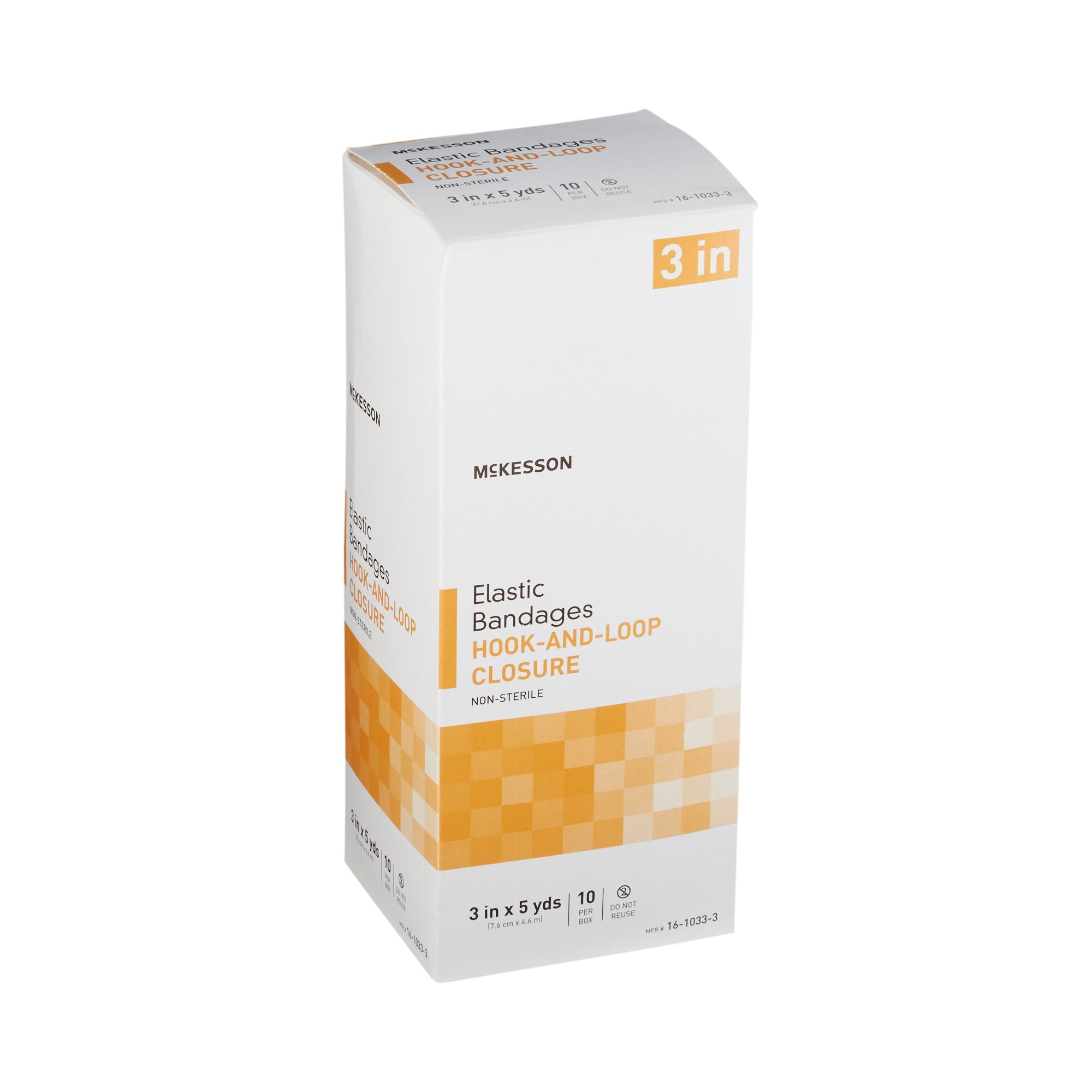 Elastic Bandage McKesson 3 Inch X 5 Yard Single Hook and Loop Closure Tan NonSterile Standard Compression - image 7