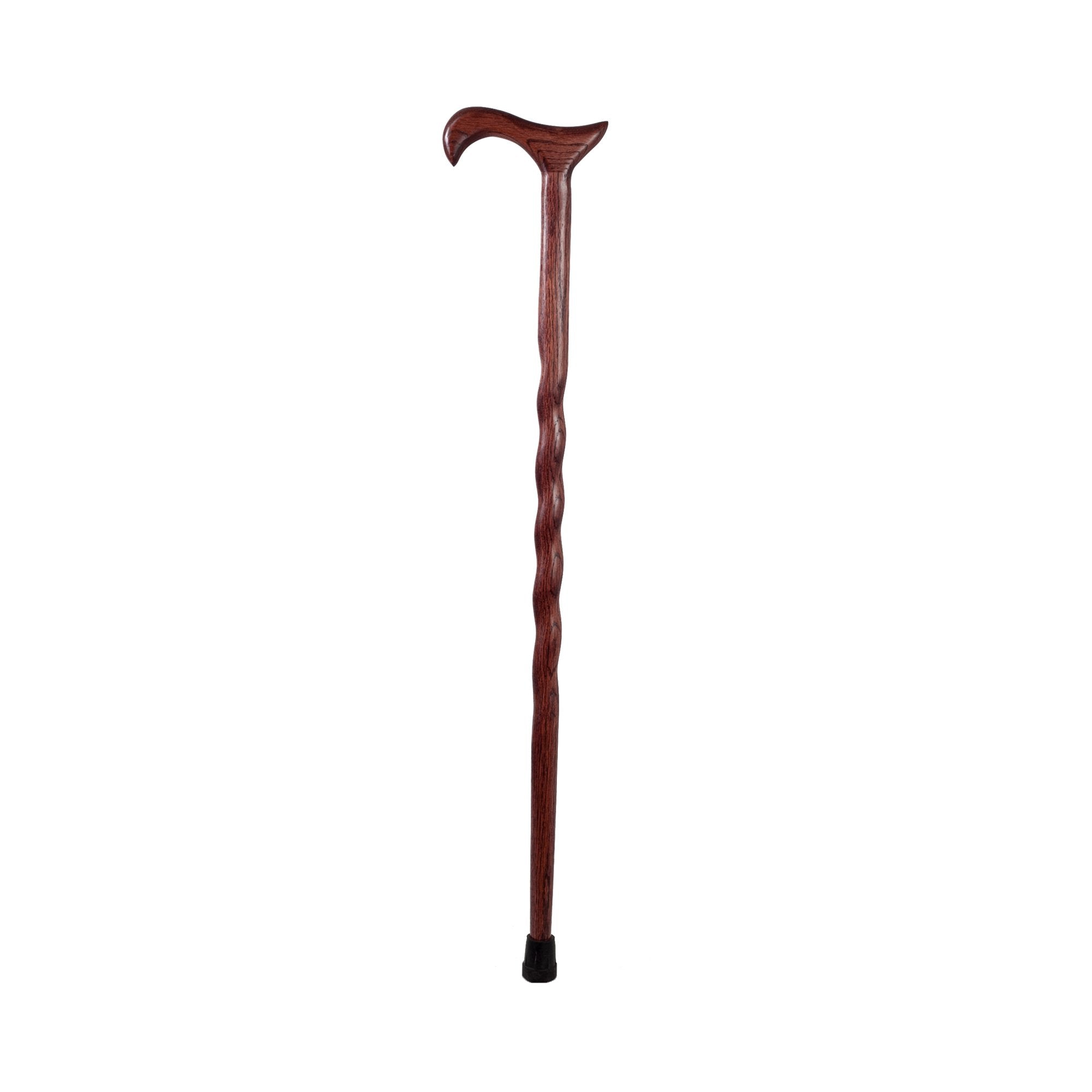 T-Handle Cane Brazos™ Twisted Wood 34 Inch Height Red Oak