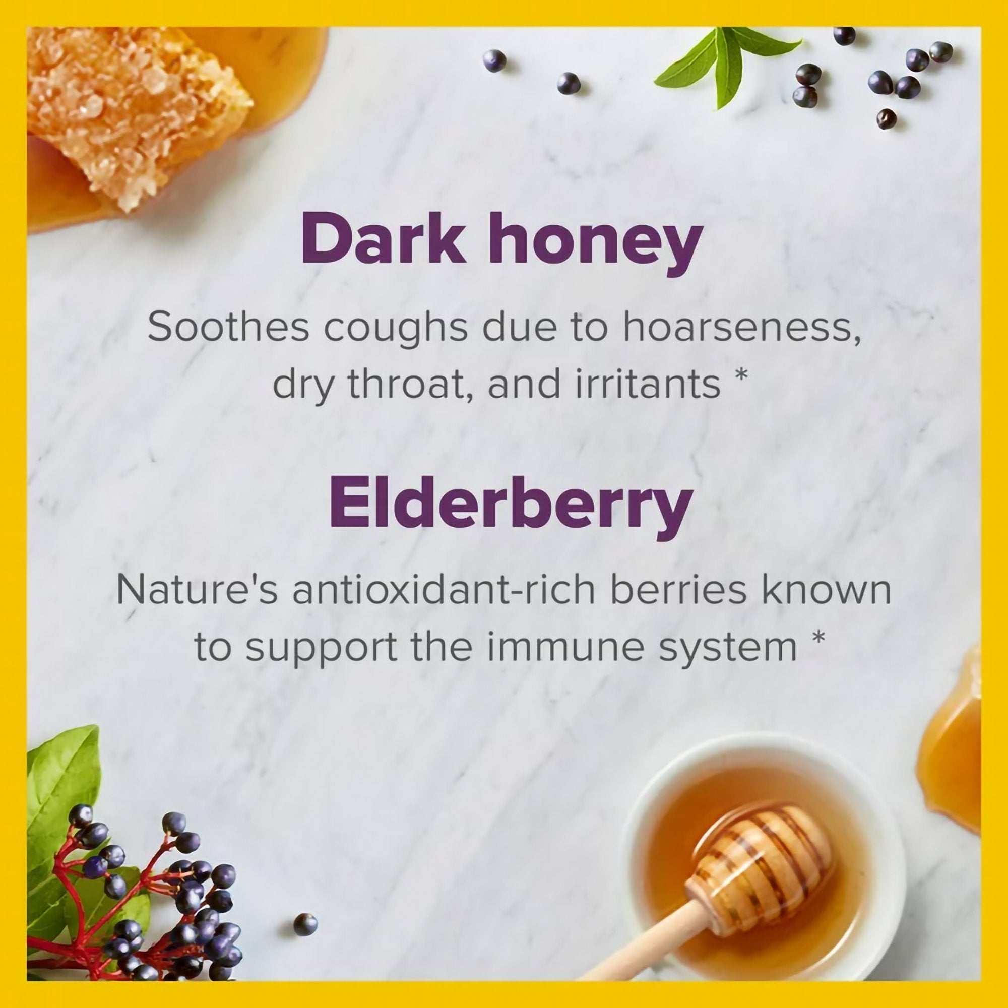Cold and Cough Relief Zarbee's® Cough + Immune 11 g Strength Syrup 8 oz. - image 4