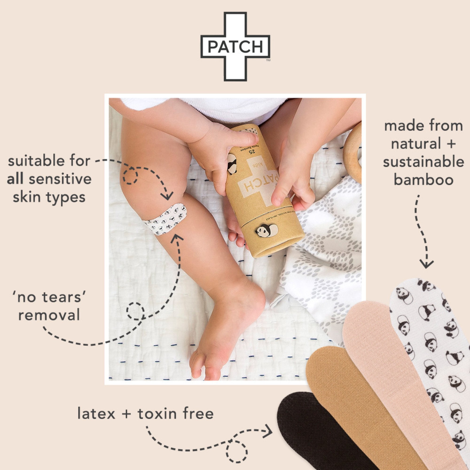 Adhesive Strip Patch™ Bamboo Tan 3/4 X 3 Inch Sterile - image 8