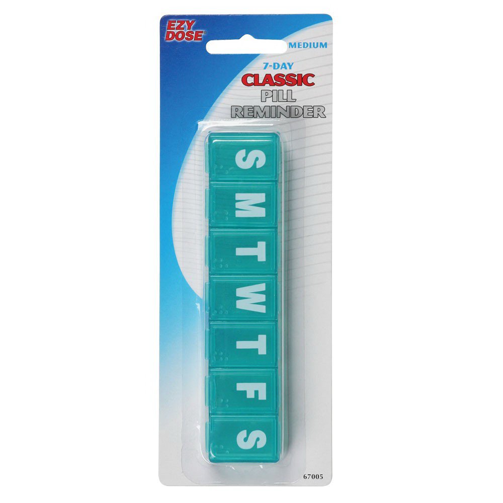 Pill Organizer EZY Dose® Classic Weekly Large 7 Day 1 Dose - image 2