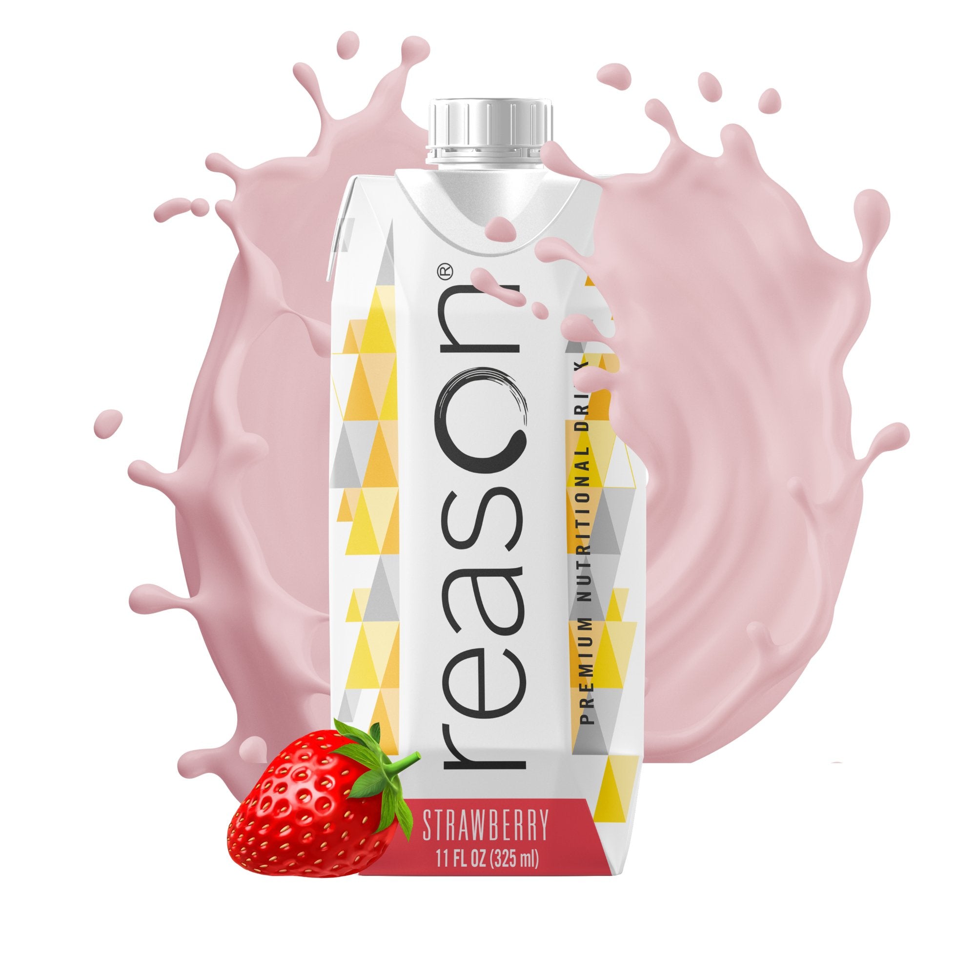Oral Supplement Reason™ Strawberry Flavor Liquid 11 oz. Reclosable Carton - image 9